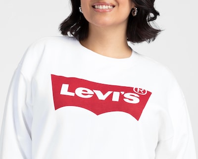Foto 4 | Sudadera Blanca Levi's para Mujer