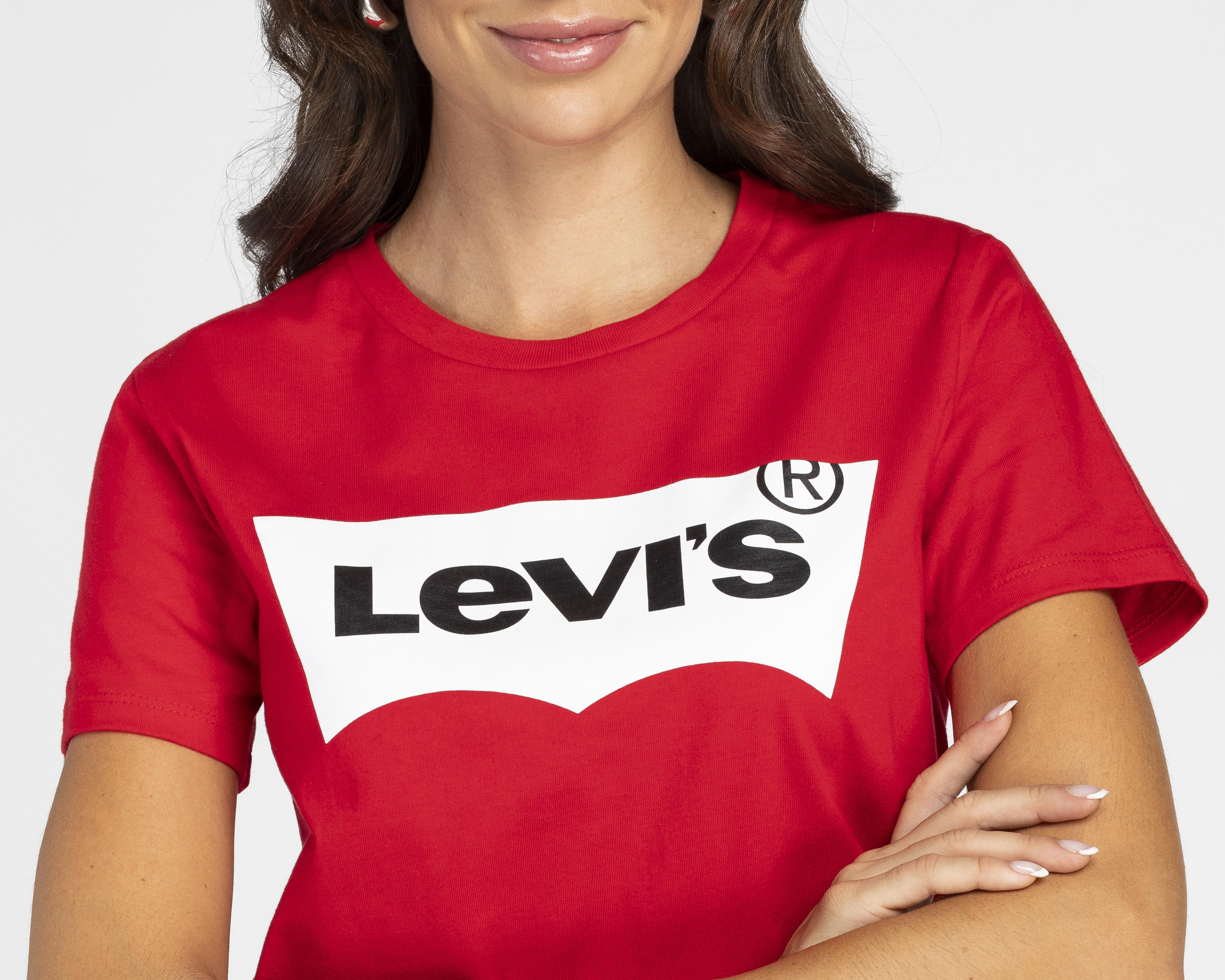 Foto 4 | Playera Levi's Manga Corta para Mujer