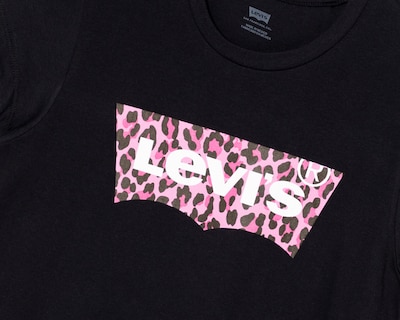 Foto 3 | Playera Levi's Manga Corta para Mujer