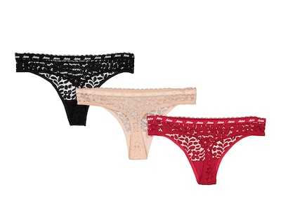 Foto 2 | Tanga de Encaje Aéropostale para Mujer 3 Piezas