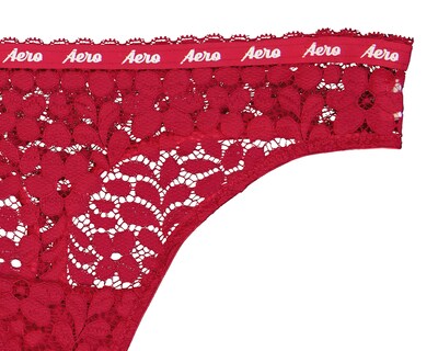 Foto 3 | Tanga de Encaje Aéropostale para Mujer 3 Piezas