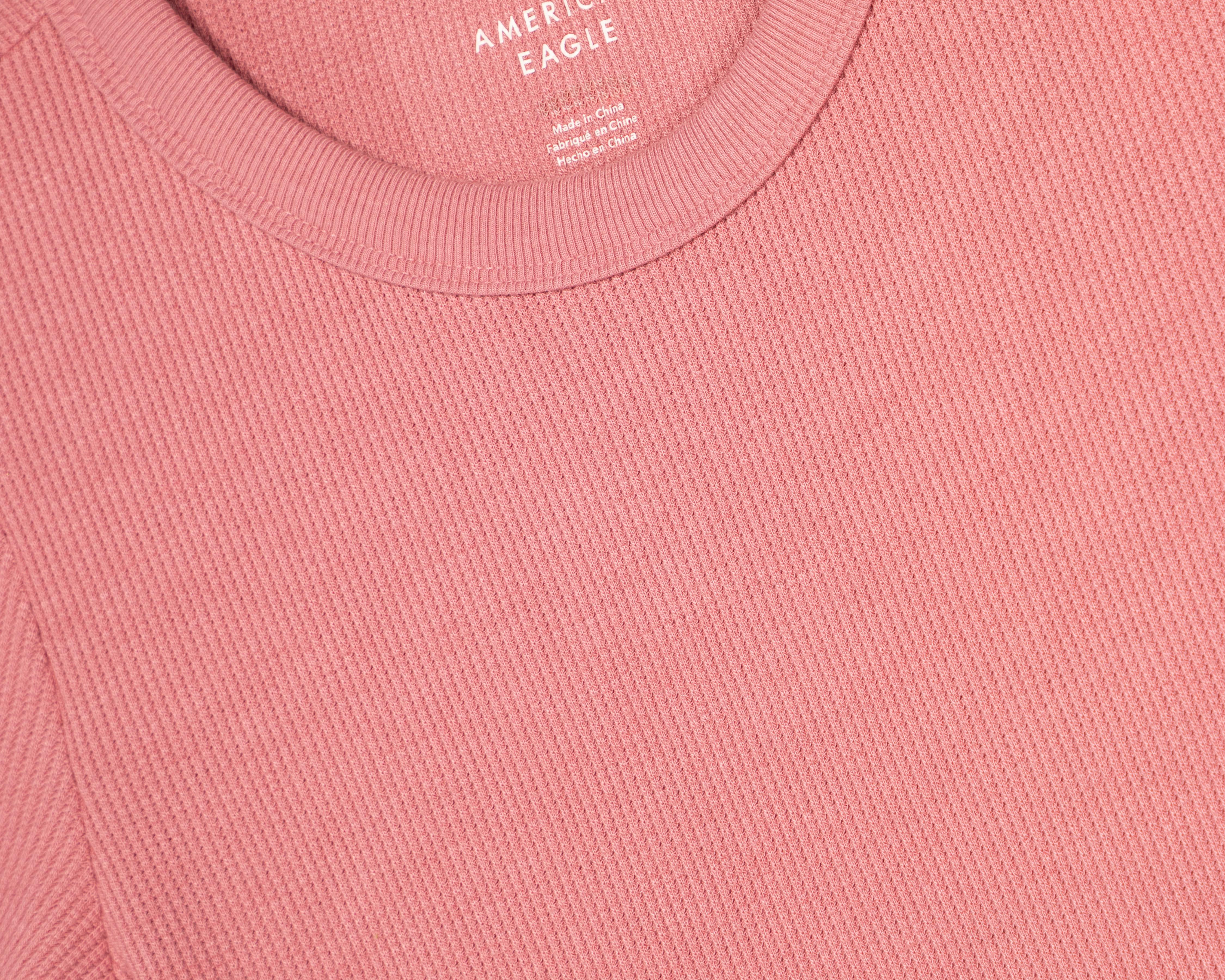 Foto 4 pulgar | Playera Rosa American Eagle para Mujer