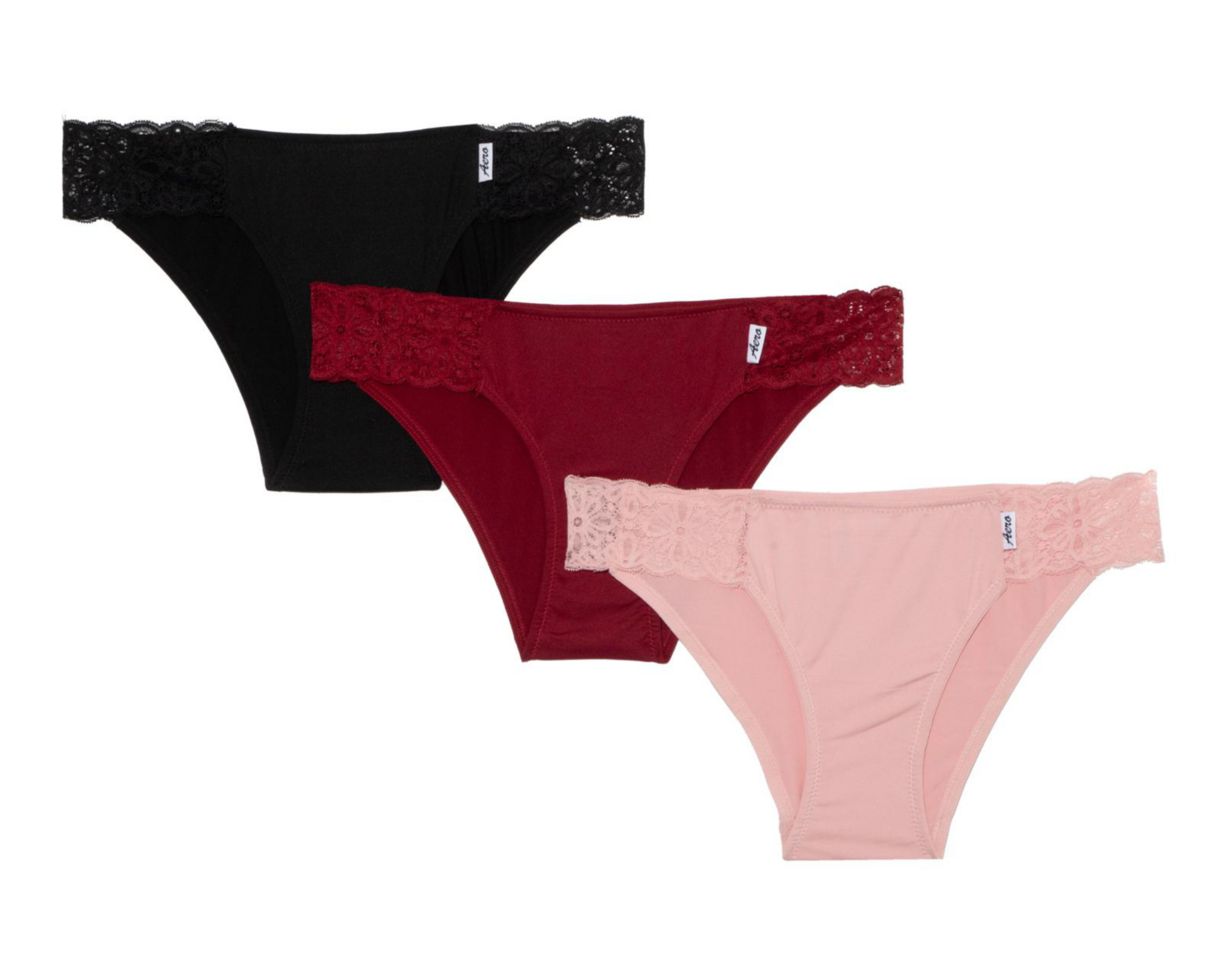 Foto 2 pulgar | Bikini con Encaje Aéropostale para Mujer 3 Piezas
