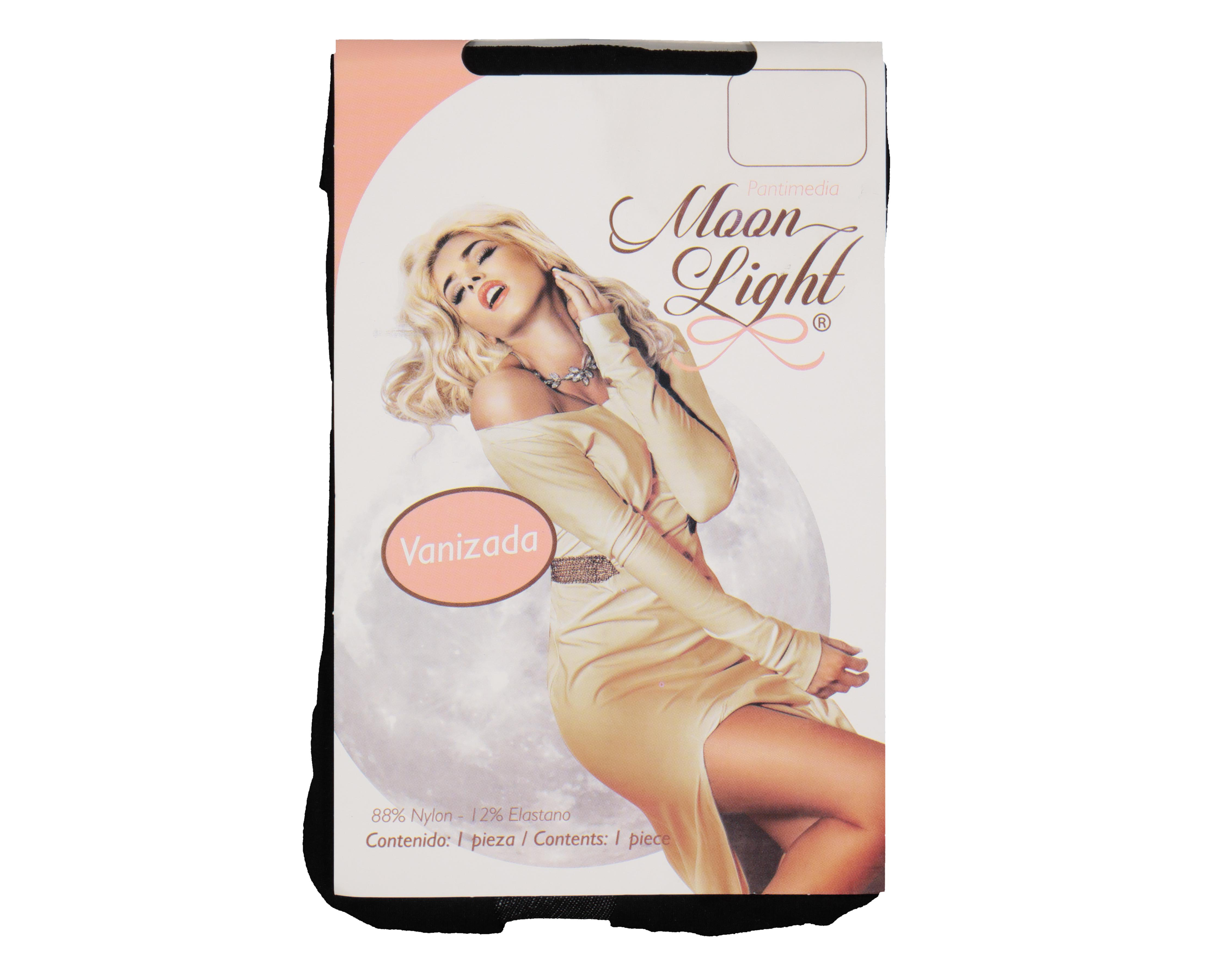 Foto 4 pulgar | Pantimedias Camelia Moon Light Negras