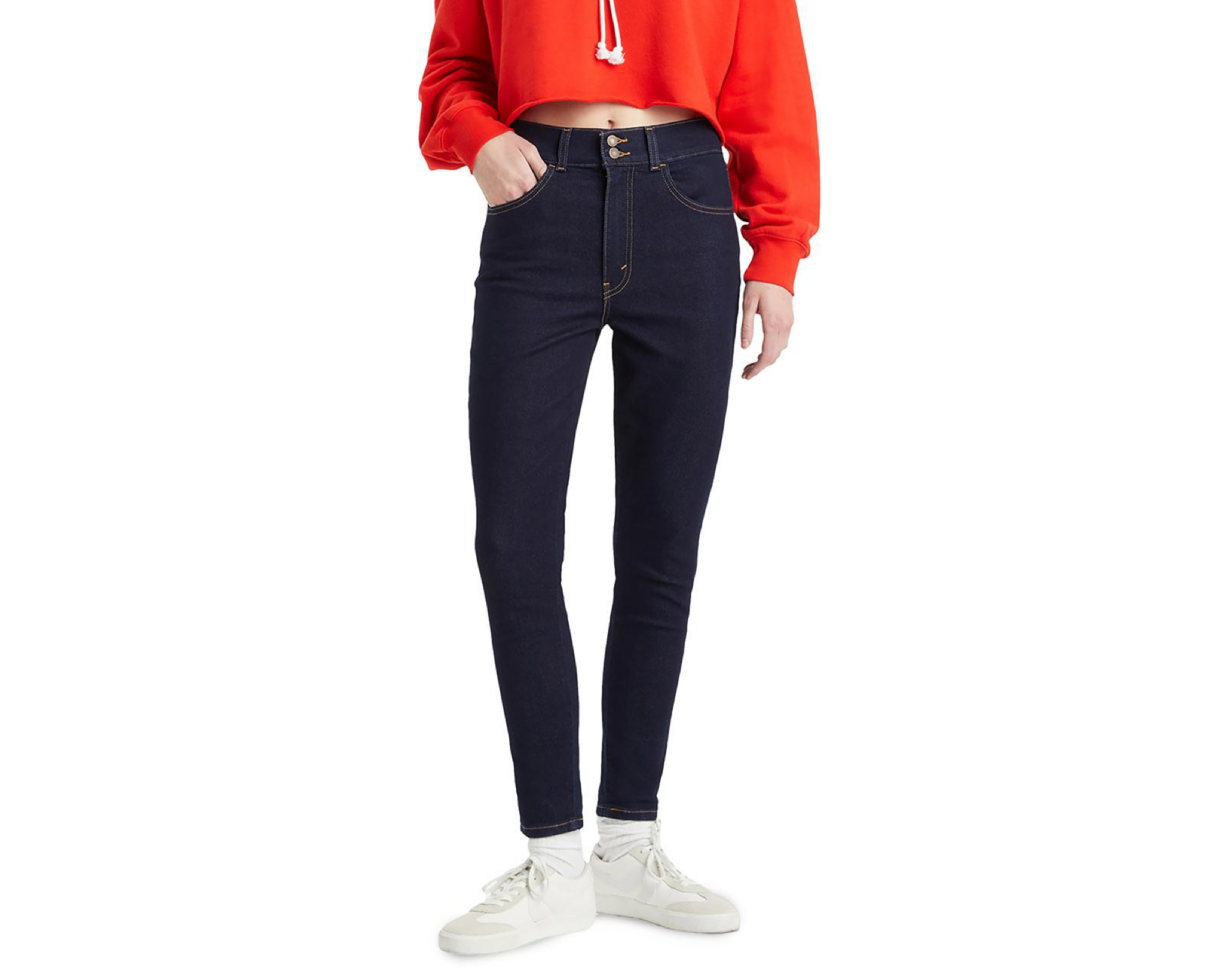 Foto 2 pulgar | Jeans High Skinny Levi's Retro para Mujer