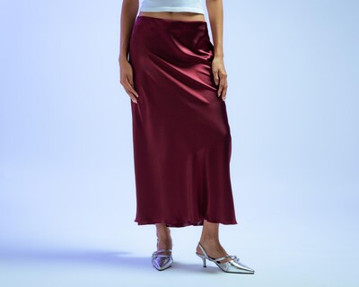 Foto 2 | Falda Midi Strona Tinta para Mujer