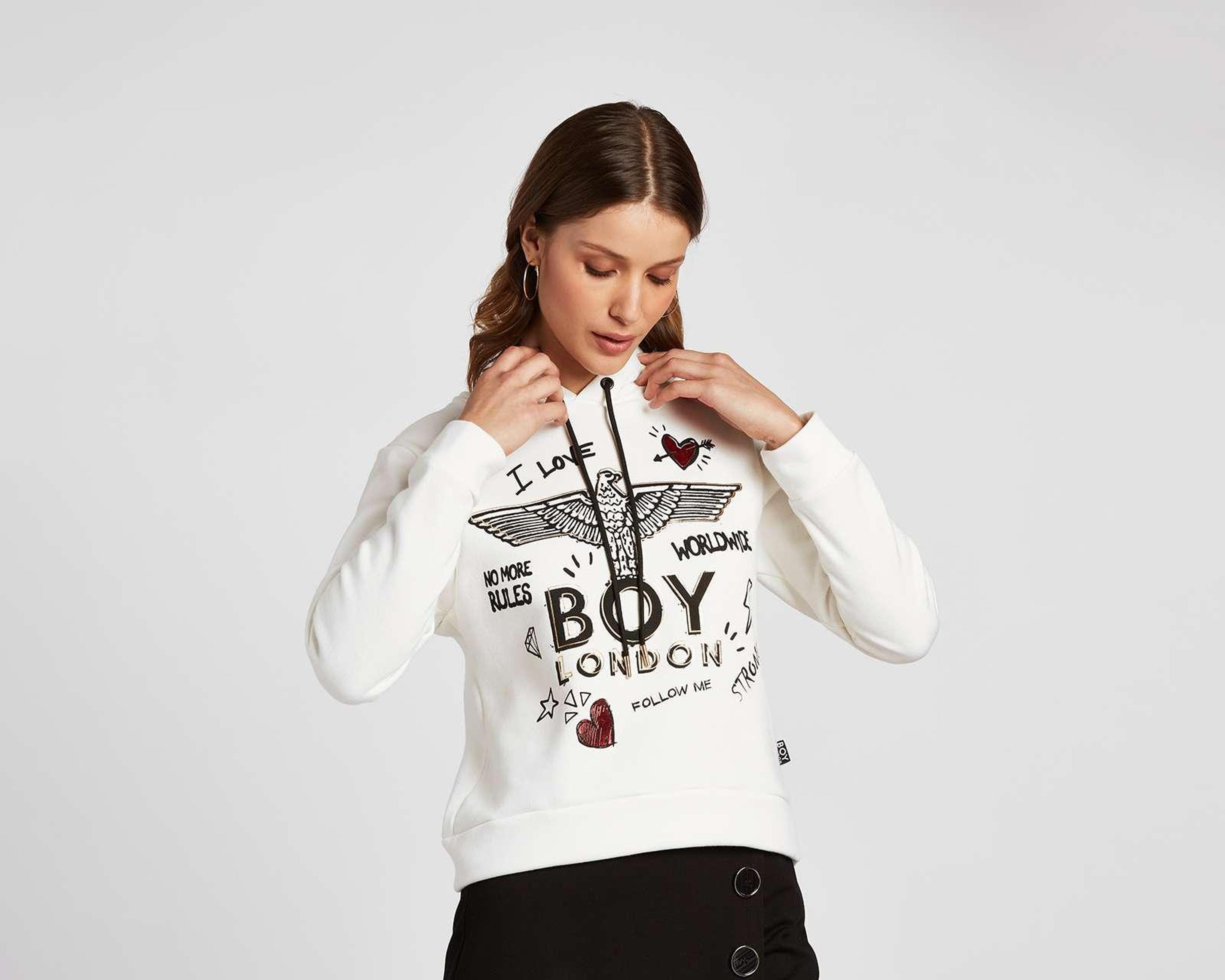 Foto 2 | Sudadera Boy London con Capucha