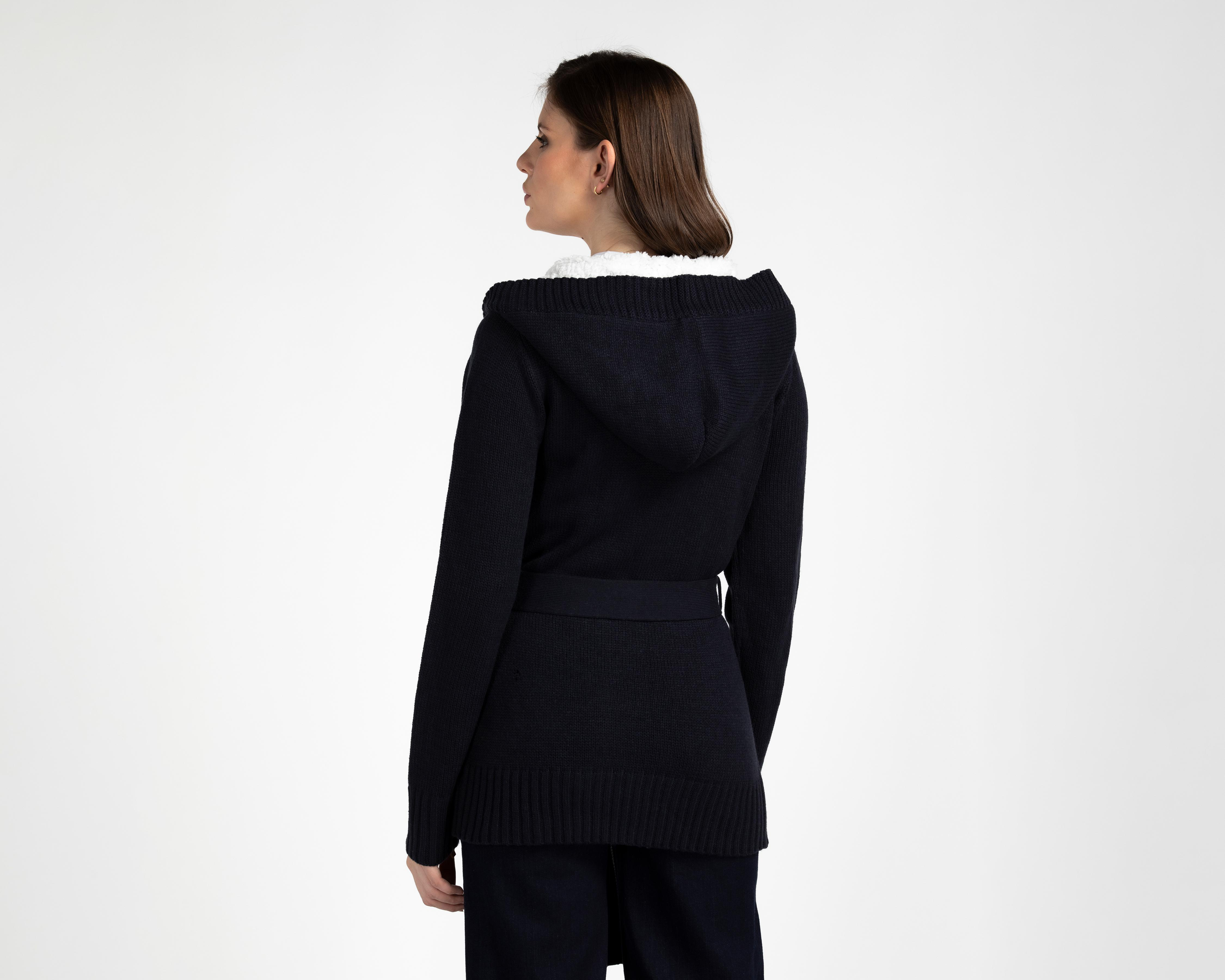Foto 4 pulgar | Cárdigan Negro Sahara para Mujer