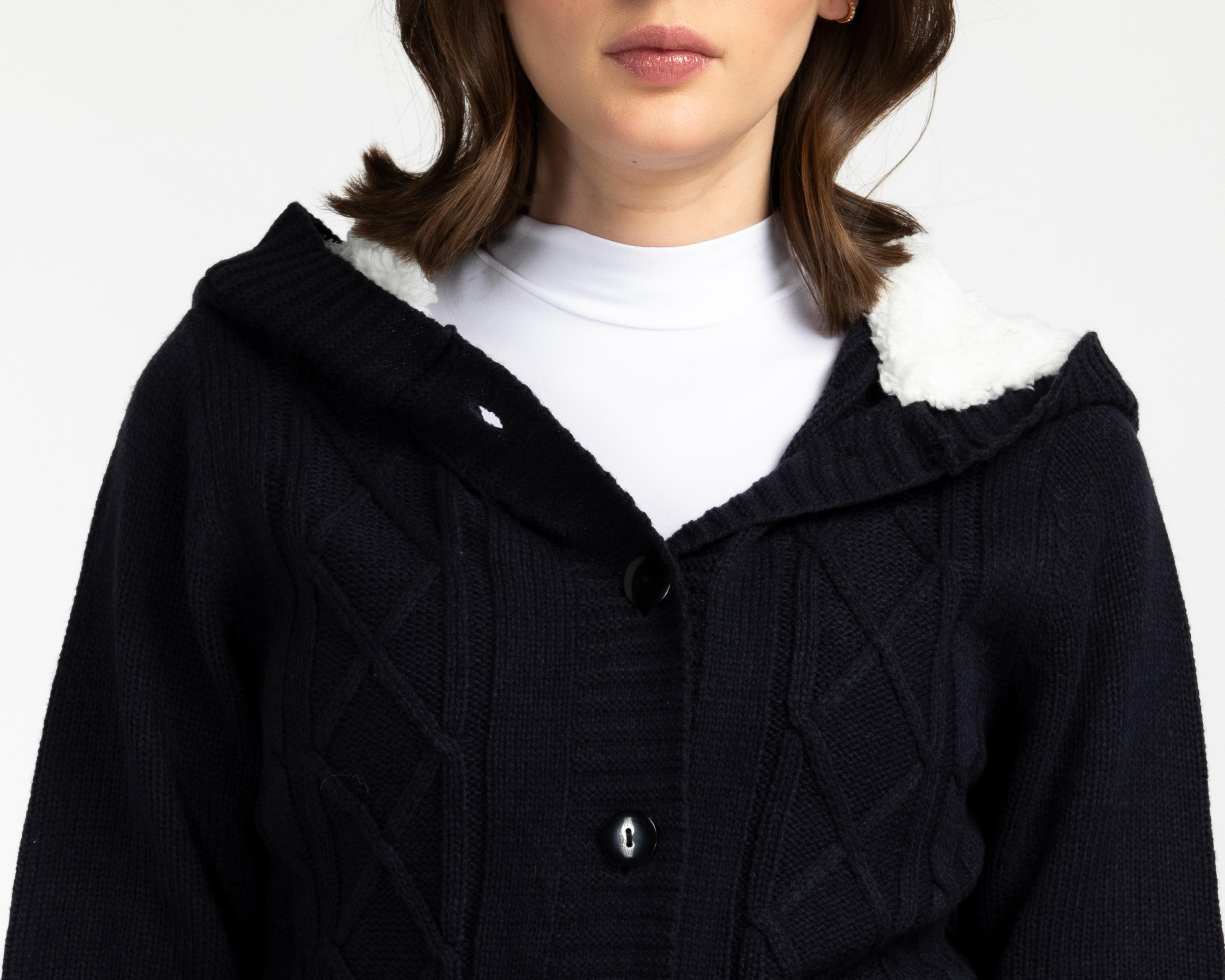 Foto 4 | Cárdigan Negro Sahara para Mujer