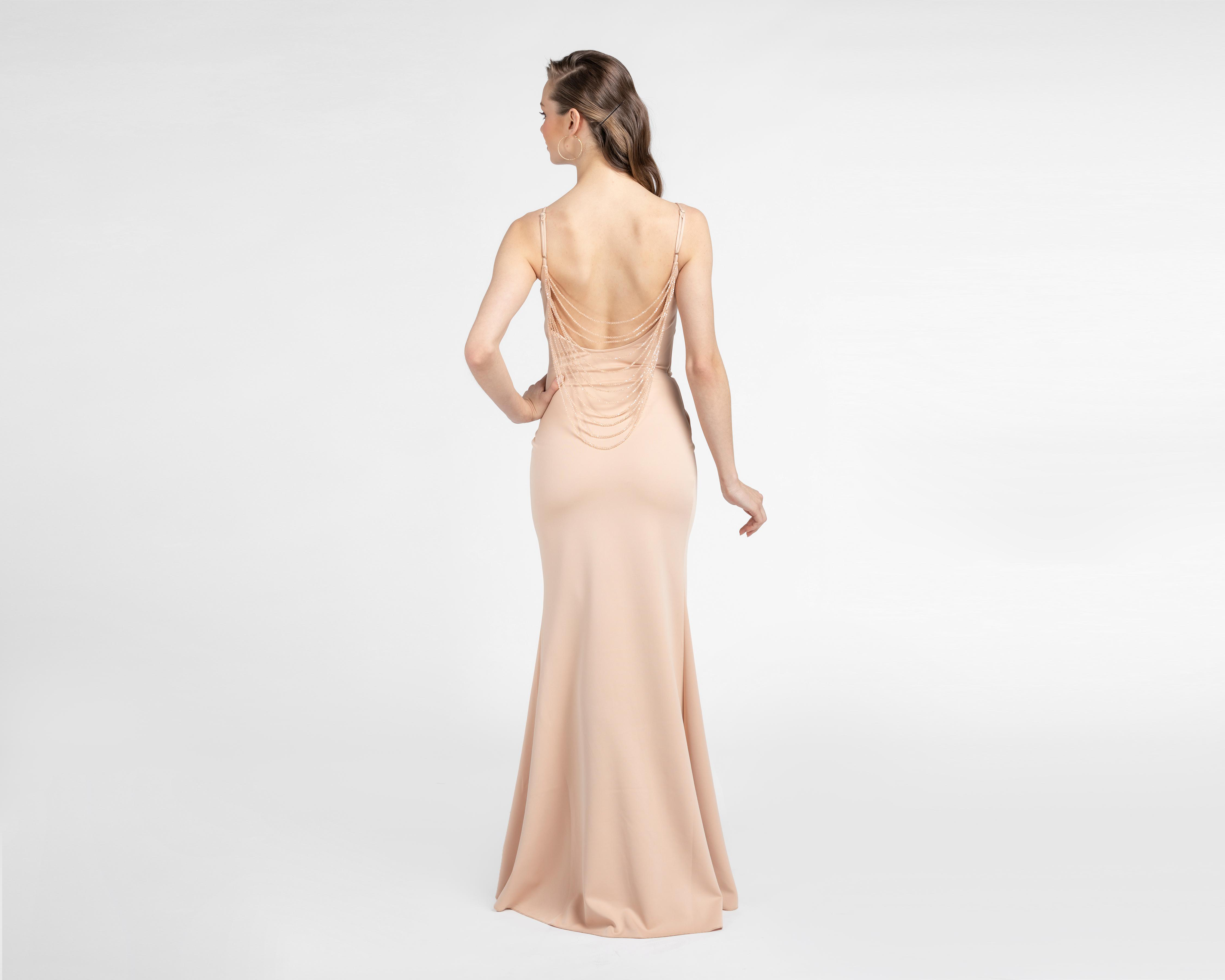 Foto 3 | Vestido Meirius de Fiesta con Abertura