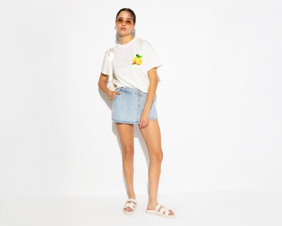 Foto 1 | Blusa Manga Corta Strona para Mujer