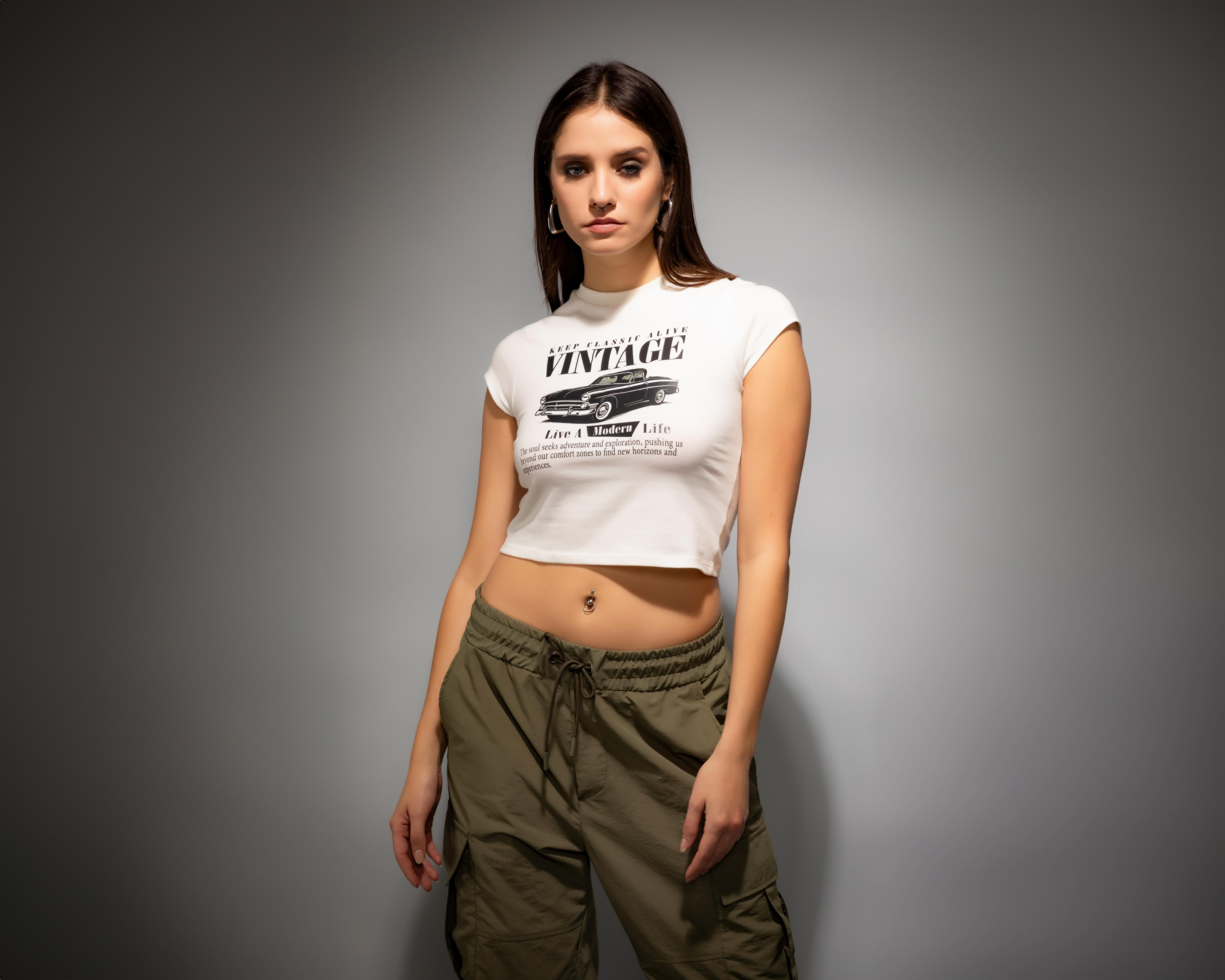 Foto 3 pulgar | Playera Manga Corta Strona para Mujer