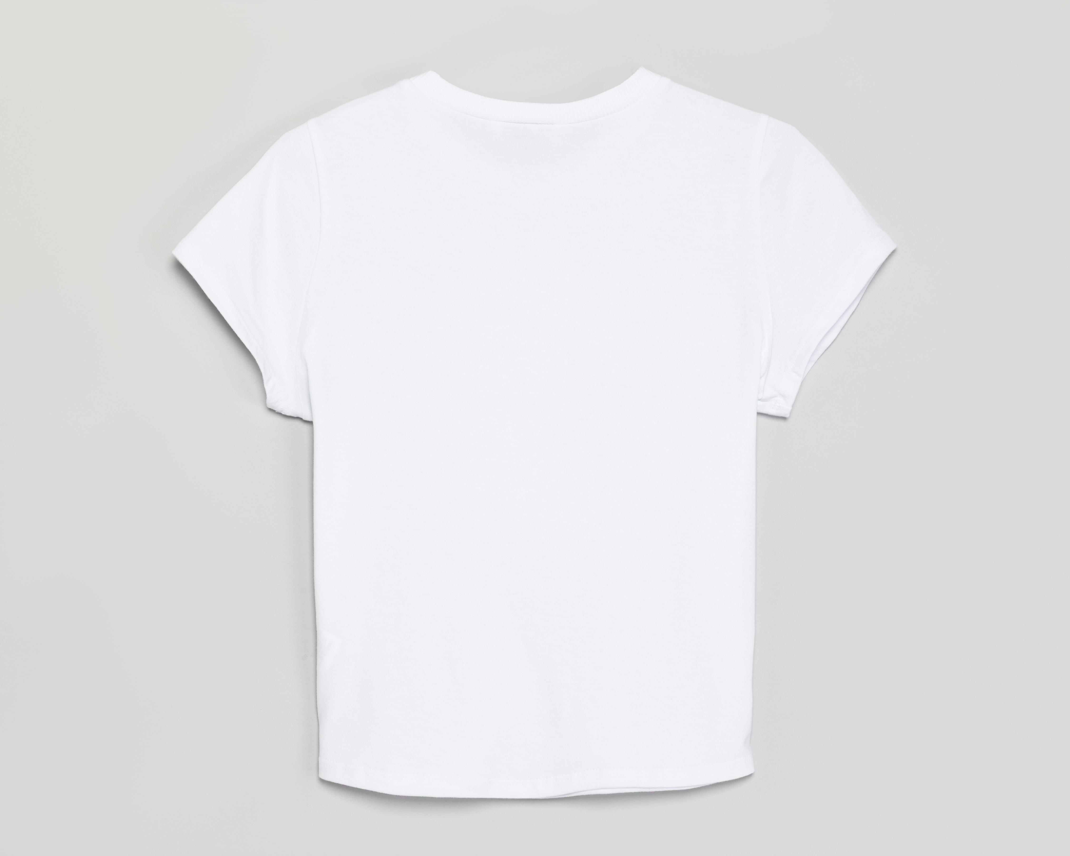 Foto 3 pulgar | Playera Blanca Strona para Mujer