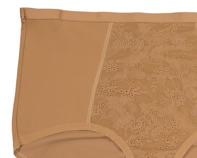 Foto 3 | Pantaleta Completa con Encaje Beauty Secret para Mujer 2 Piezas