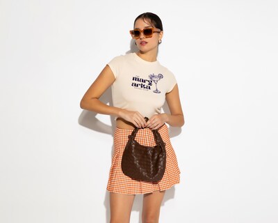 Foto 1 | Playera Beige Strona para Mujer