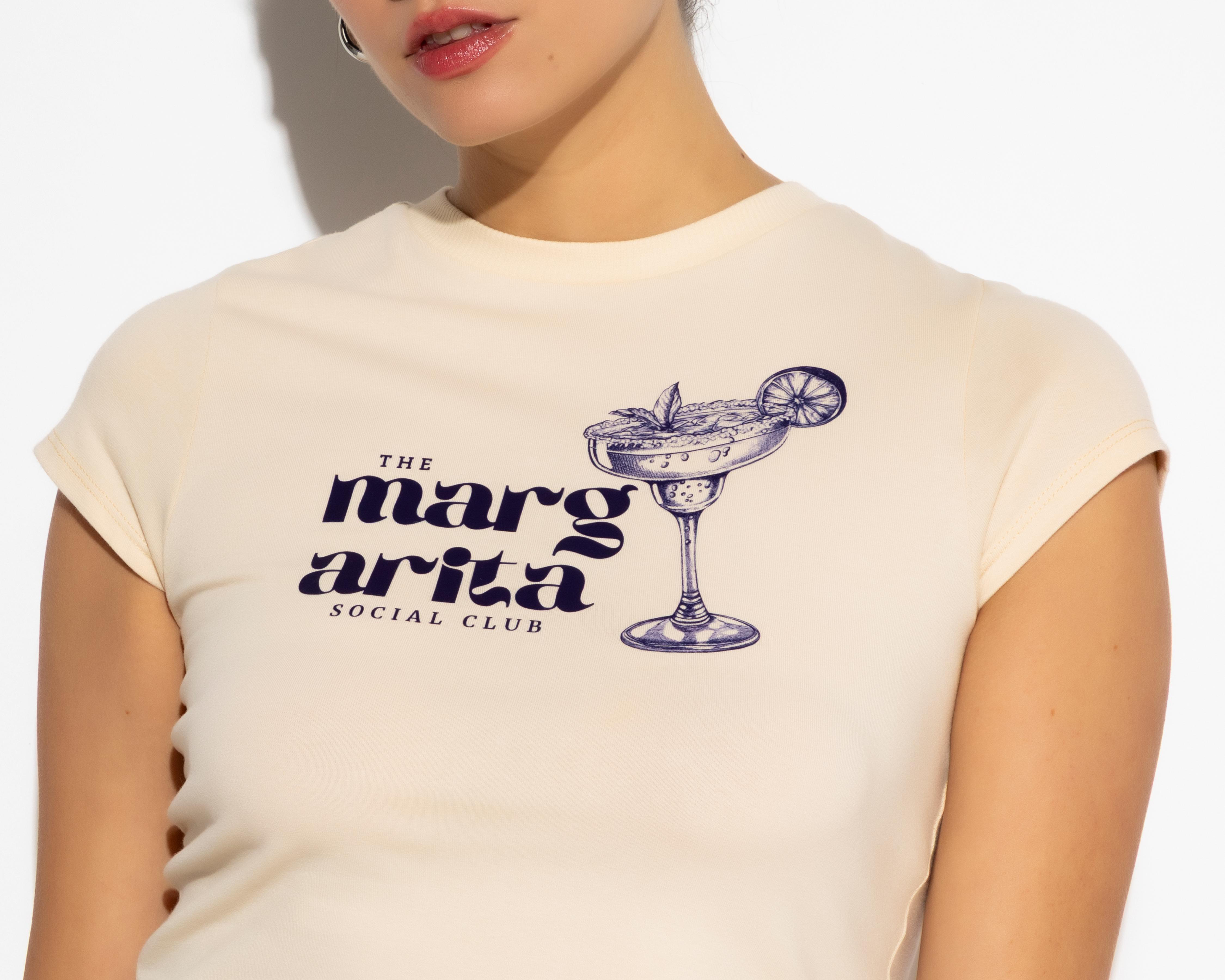 Foto 4 | Playera Beige Strona para Mujer