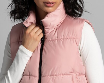 Foto 4 | Chaleco Thinner Capitonado Rosa