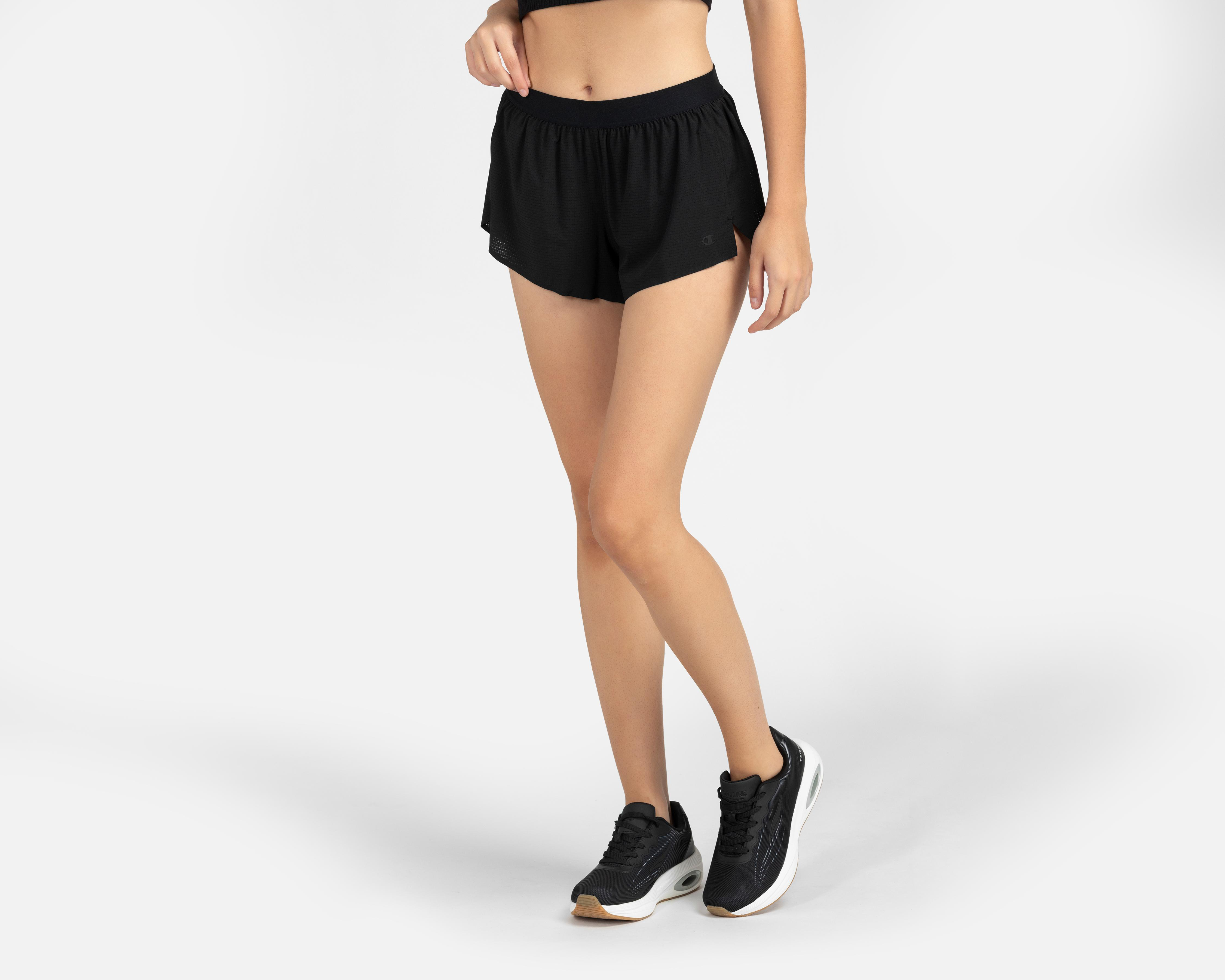 Short Deportivo Champion Negro para Mujer