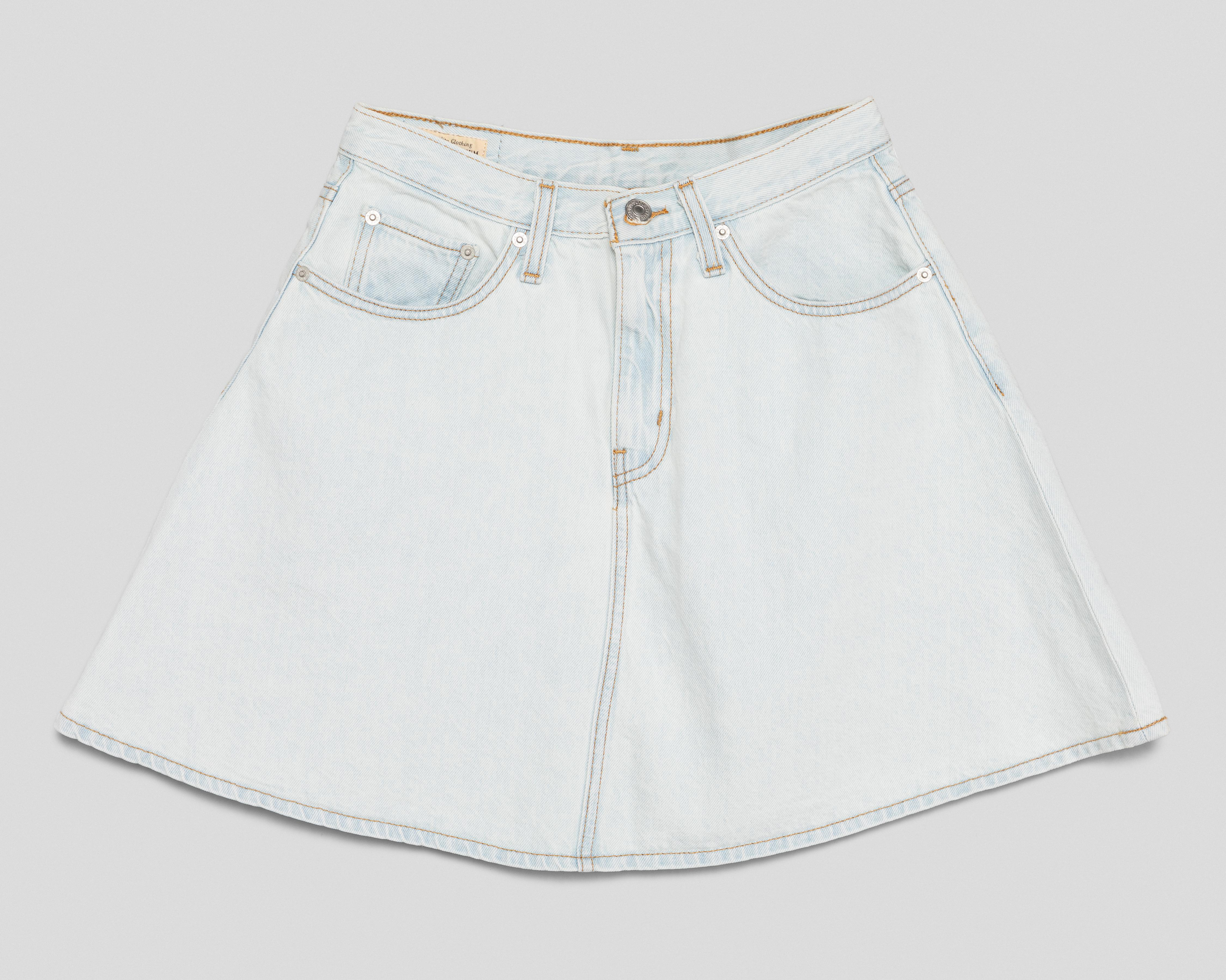 Foto 2 pulgar | Falda de Mezclilla Levi's Azul para Mujer