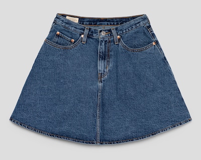 Foto 1 | Falda de Mezclilla Levi's Azul para Mujer