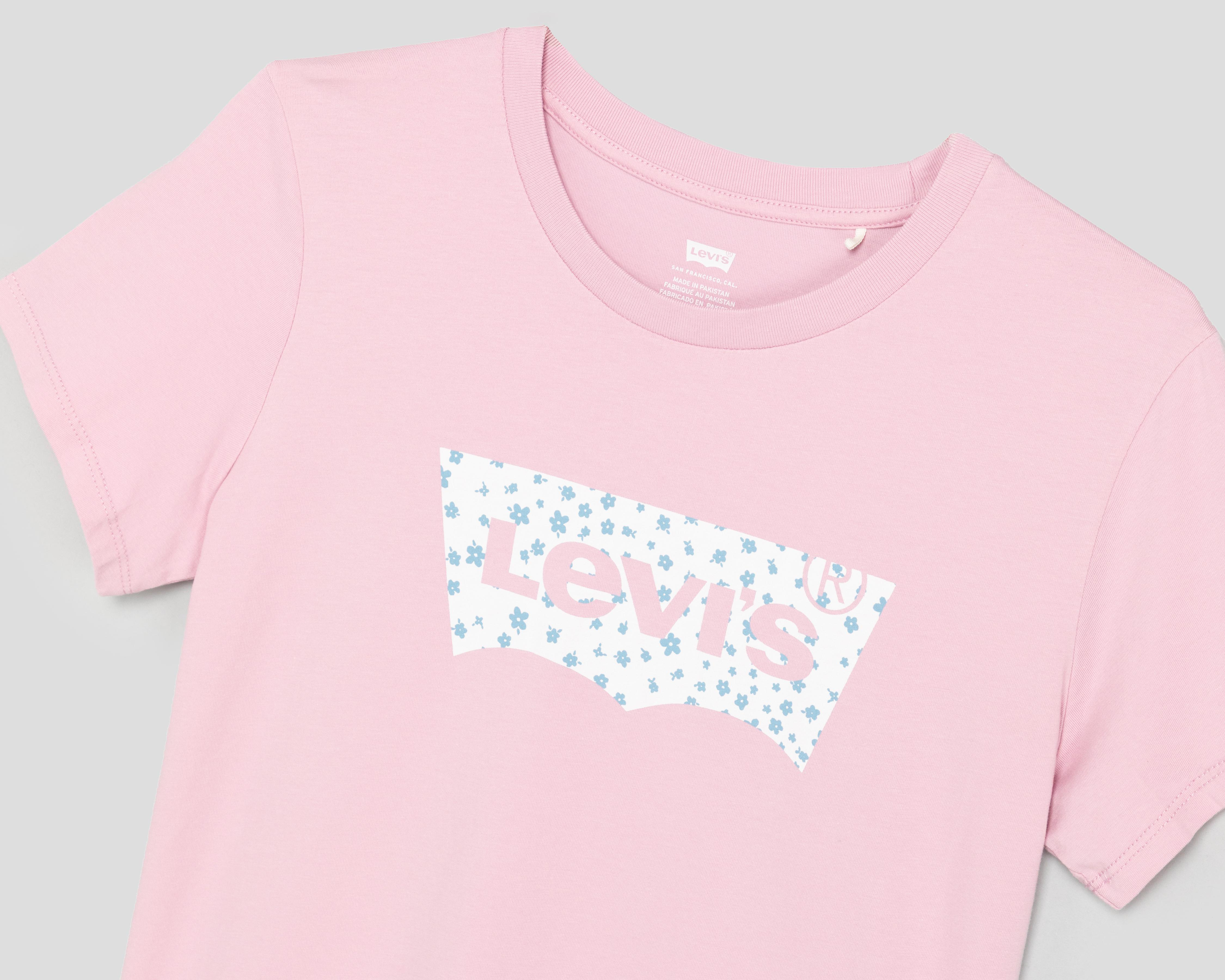 Foto 4 pulgar | Playera Rosa Levi's para Mujer