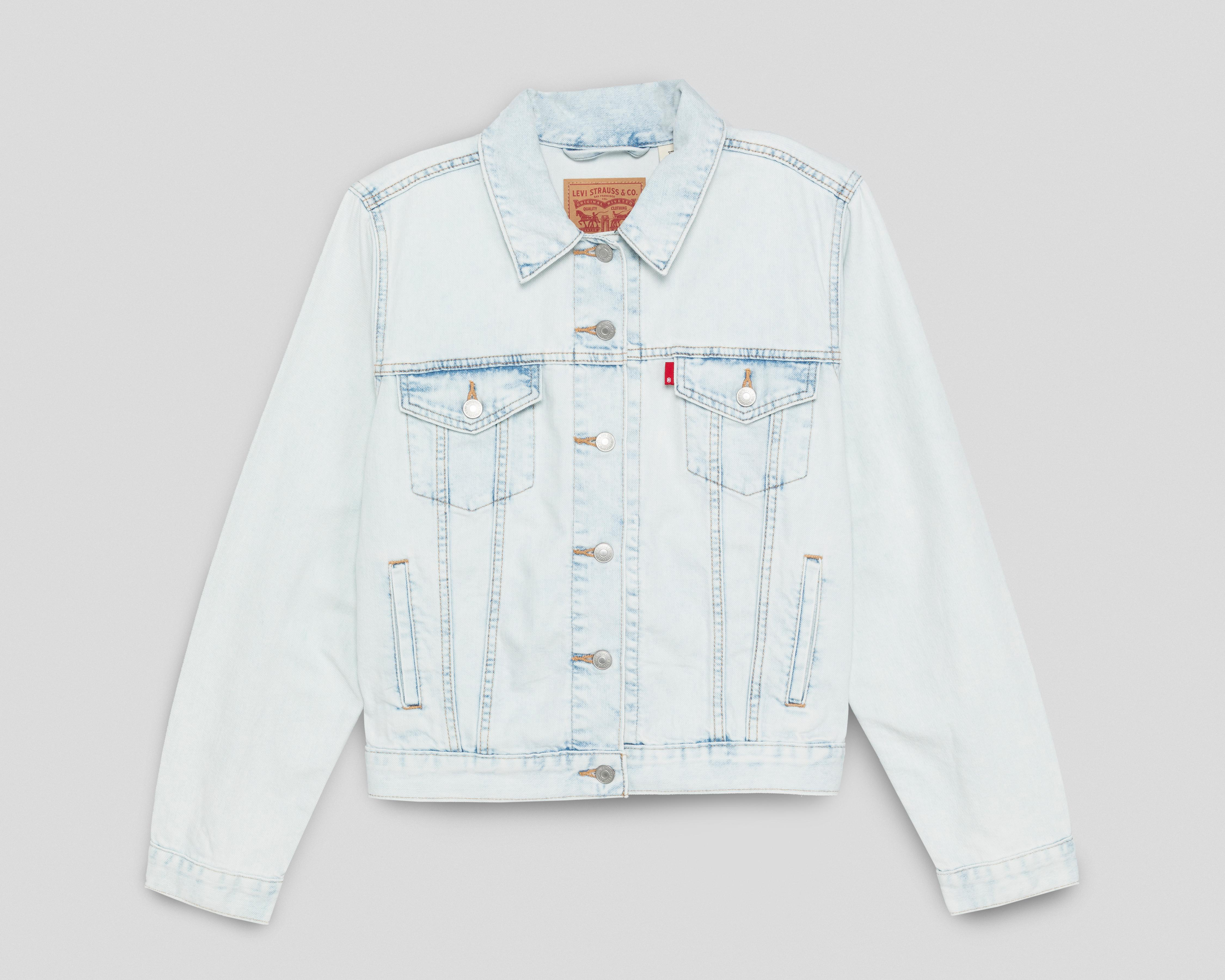 Foto 2 pulgar | Chamarra de Mezclilla Azul Levi's para Mujer