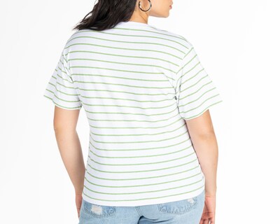 Foto 5 | Playera Refill Manga Corta a Rayas