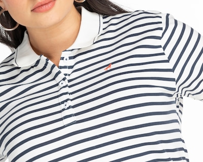Foto 4 | Playera Refill Manga Corta a Rayas