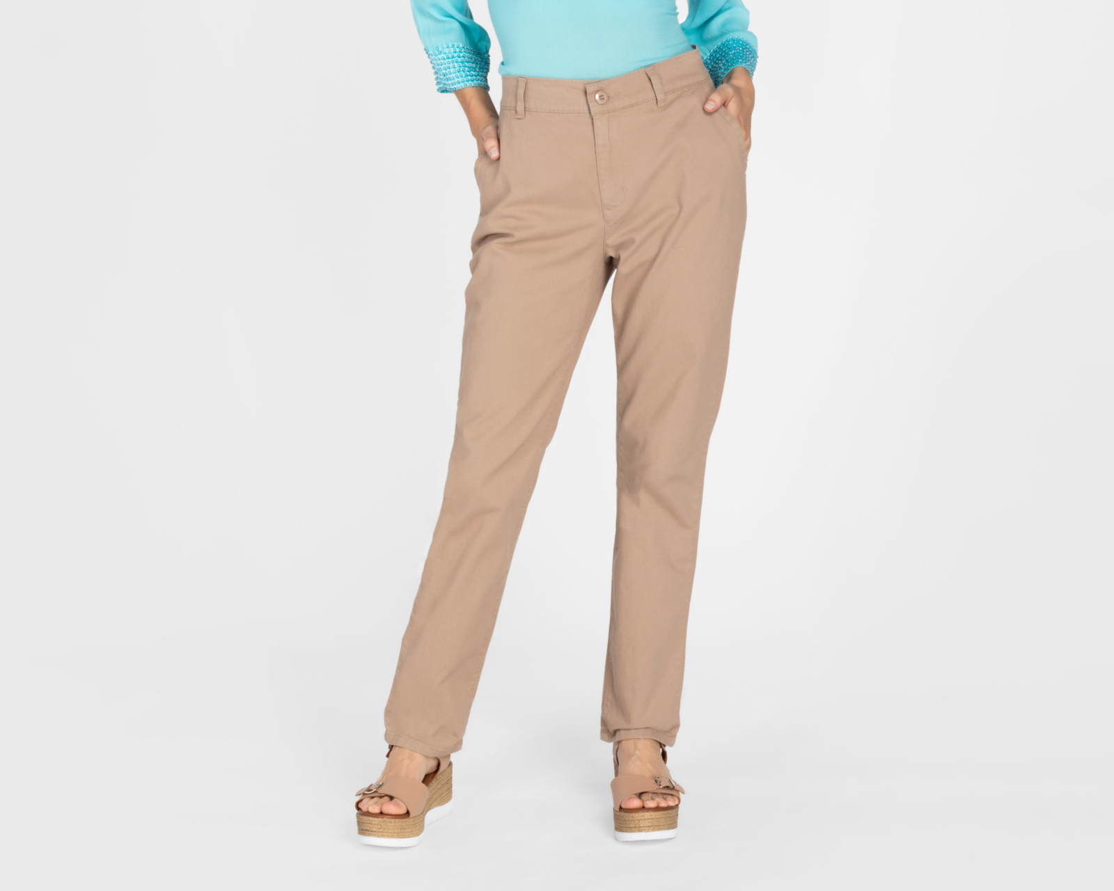 Foto 1 | Pantalón Casual Polo Union Club de Gabardina