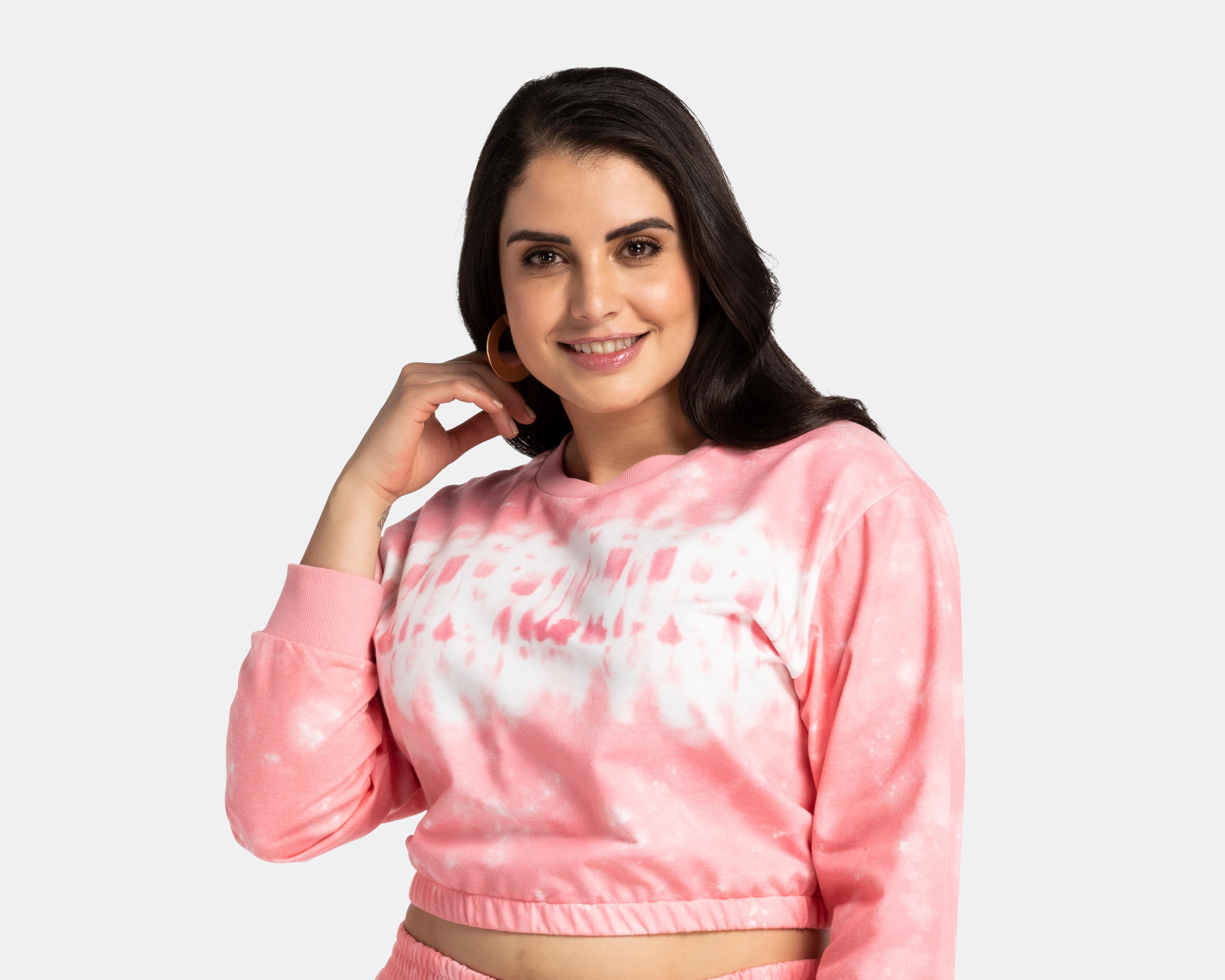Foto 4 pulgar | Pants y Sudadera Refill Rosa