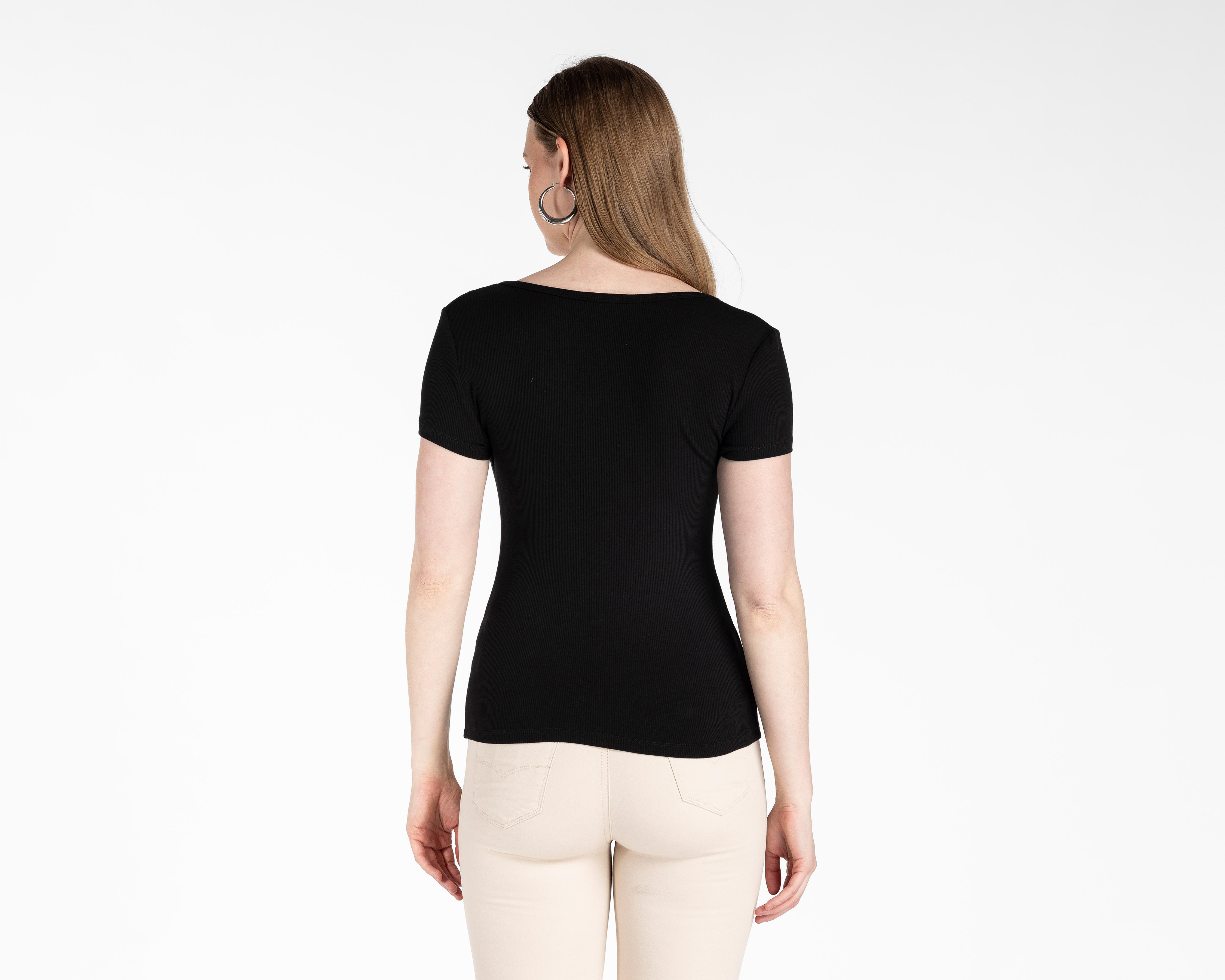 Foto 3 | Playera Manga Corta Bebe para Mujer