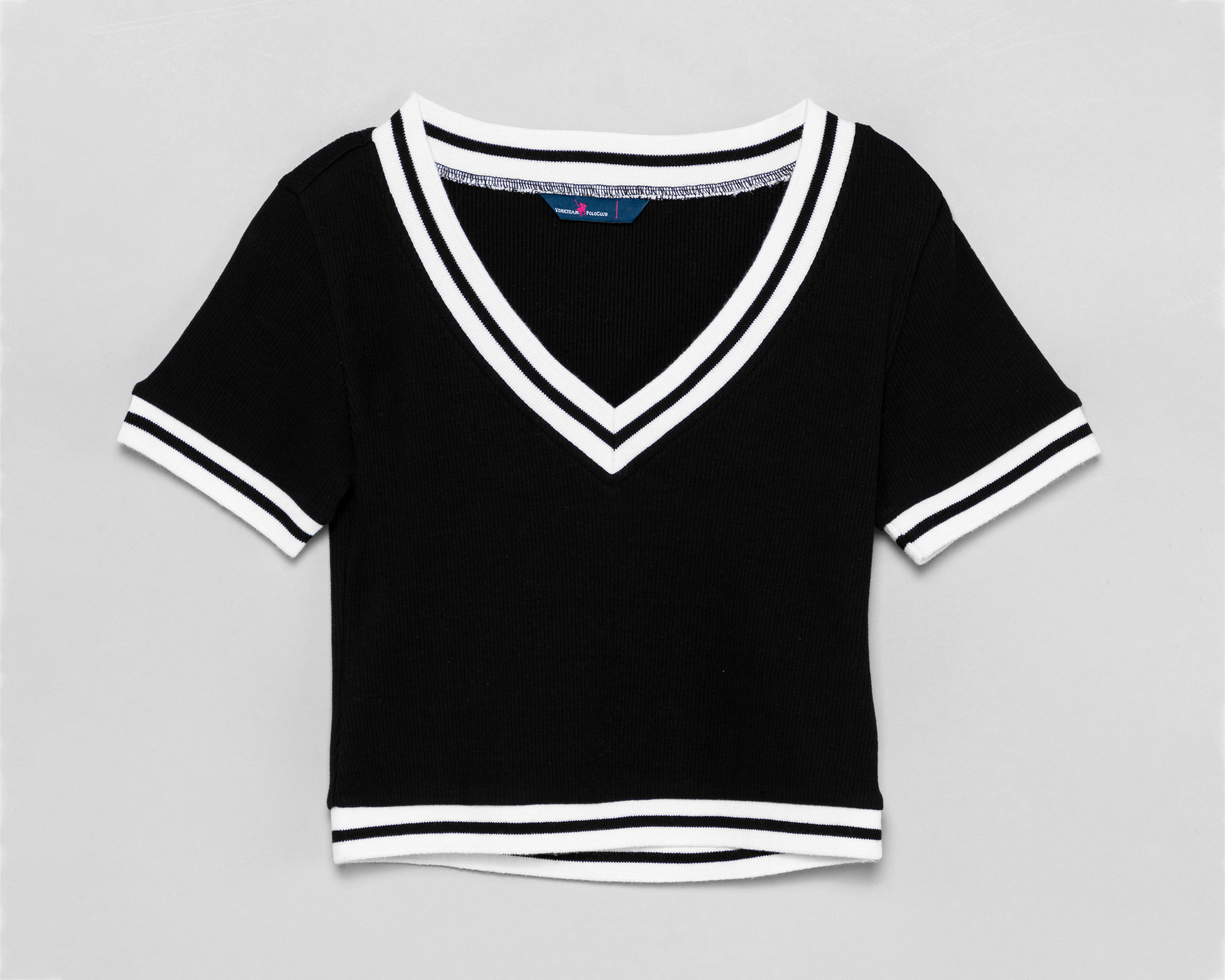 Foto 1 | Playera York Team Polo Club Manga Corta para Mujer