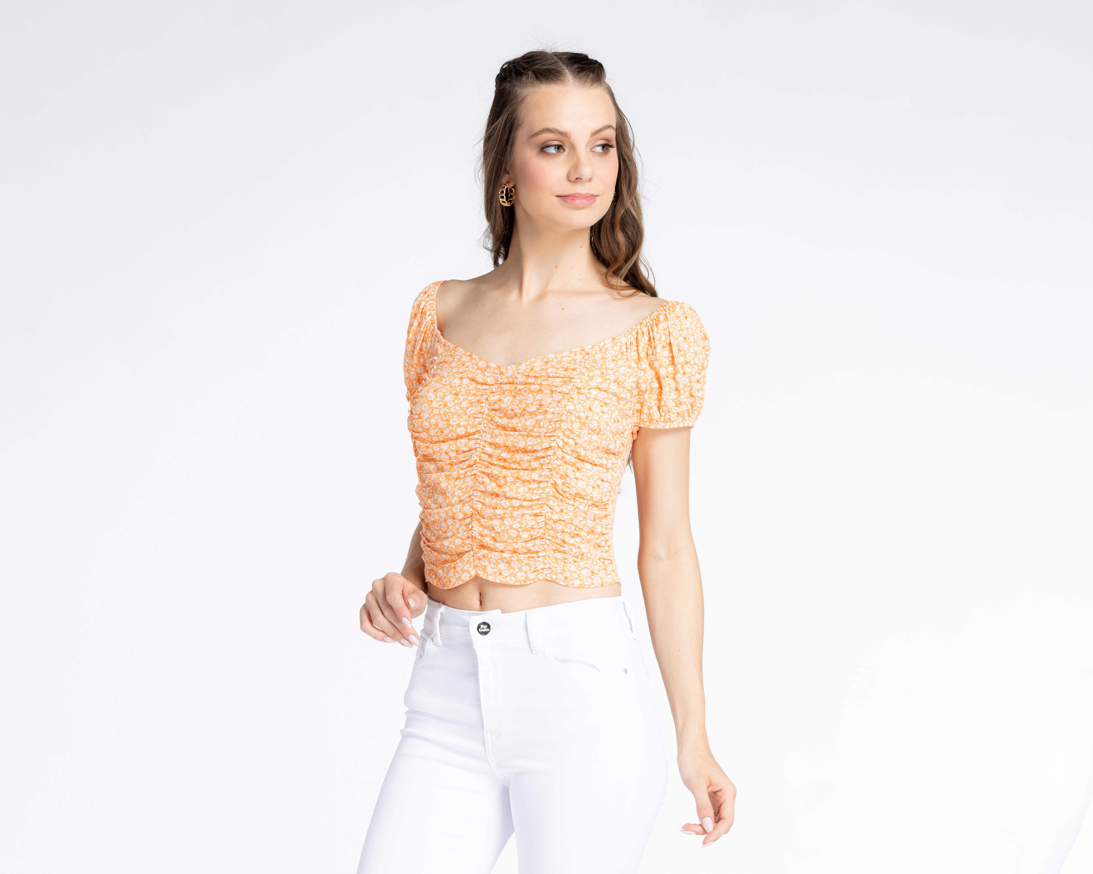 Foto 2 pulgar | Blusa 18 Forever Floral con Zurcido