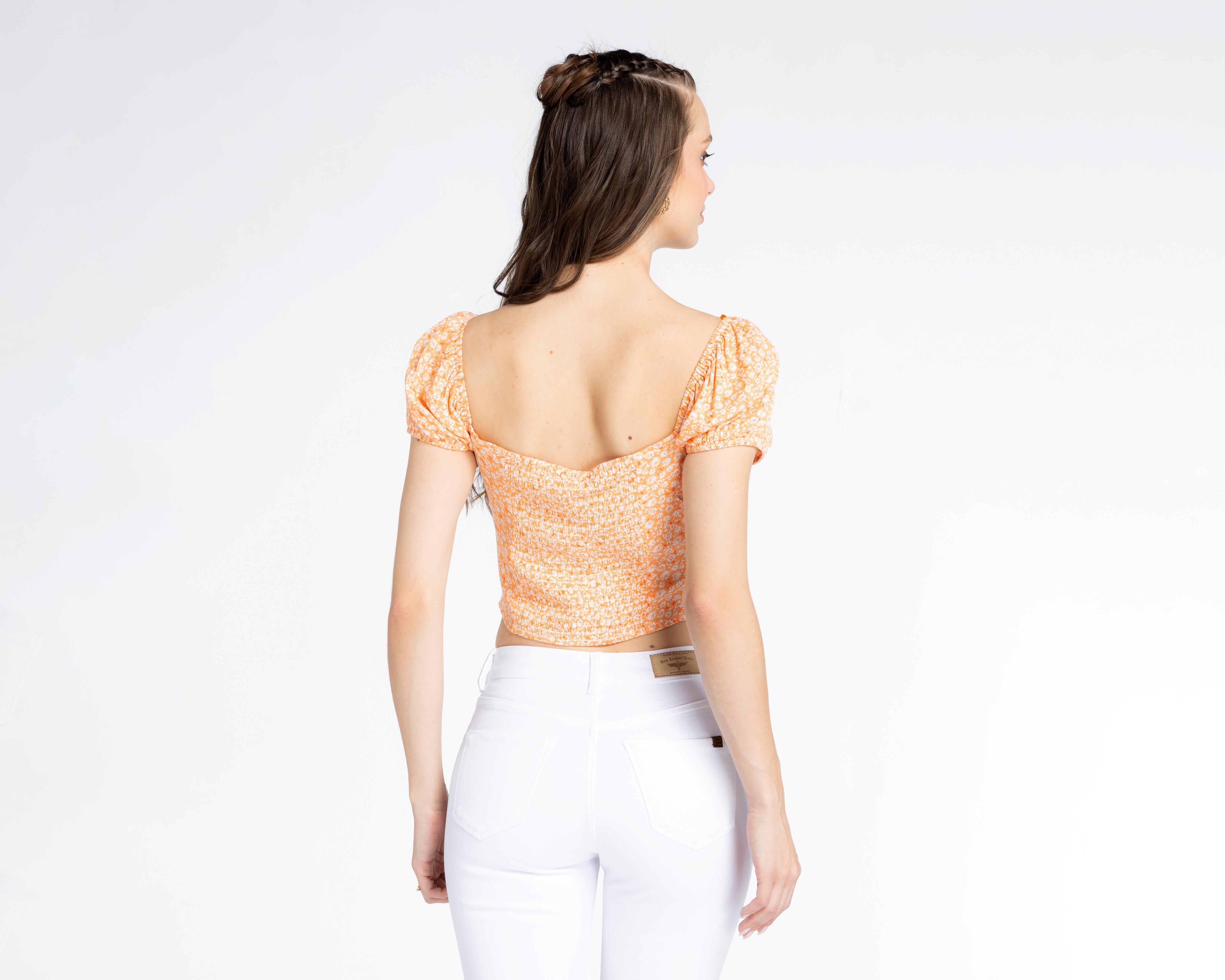 Foto 4 pulgar | Blusa 18 Forever Floral con Zurcido