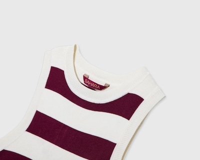 Foto 3 | Playera a Rayas Sahara para Mujer