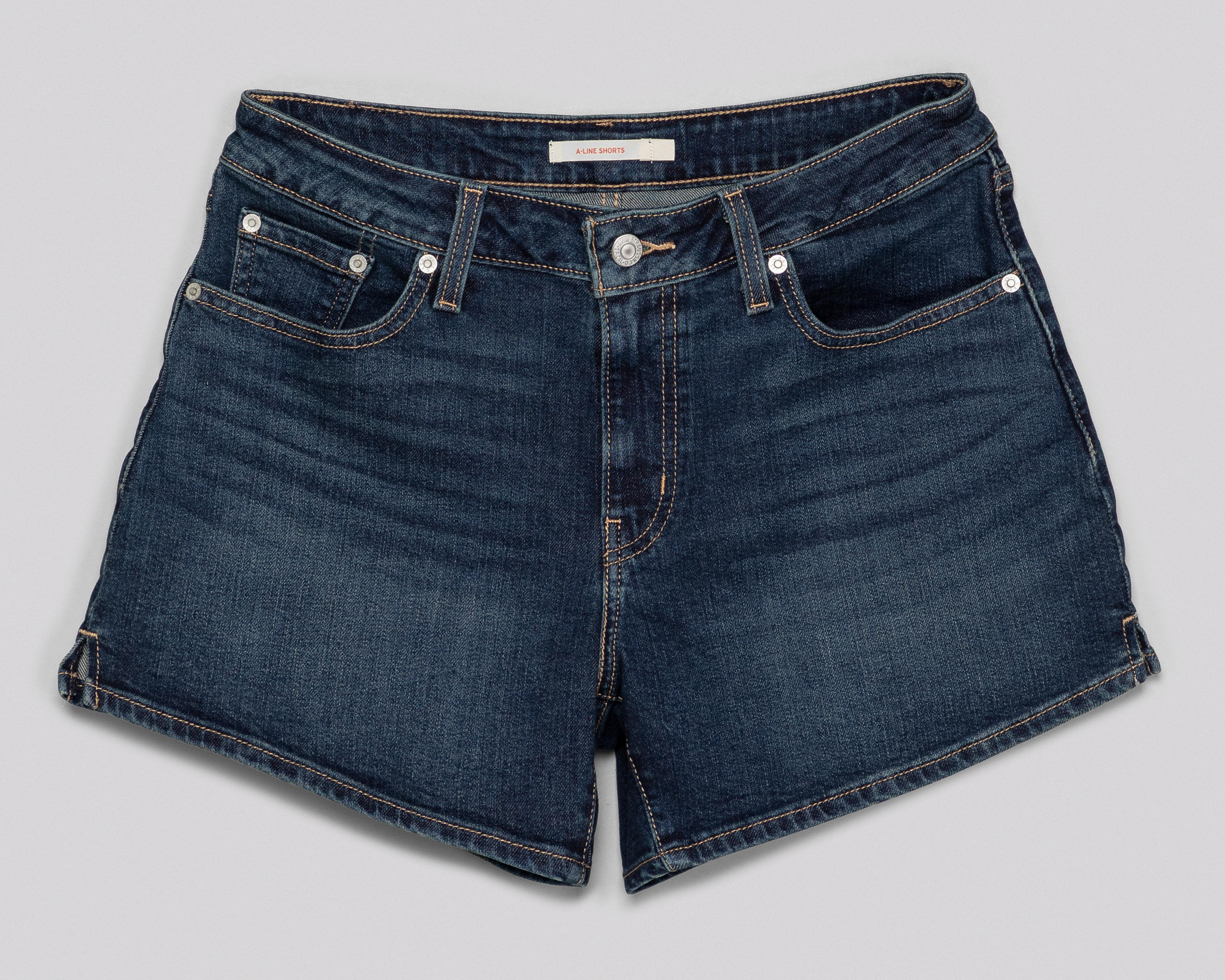 Foto 2 pulgar | Short Levi's Deslavado para Mujer