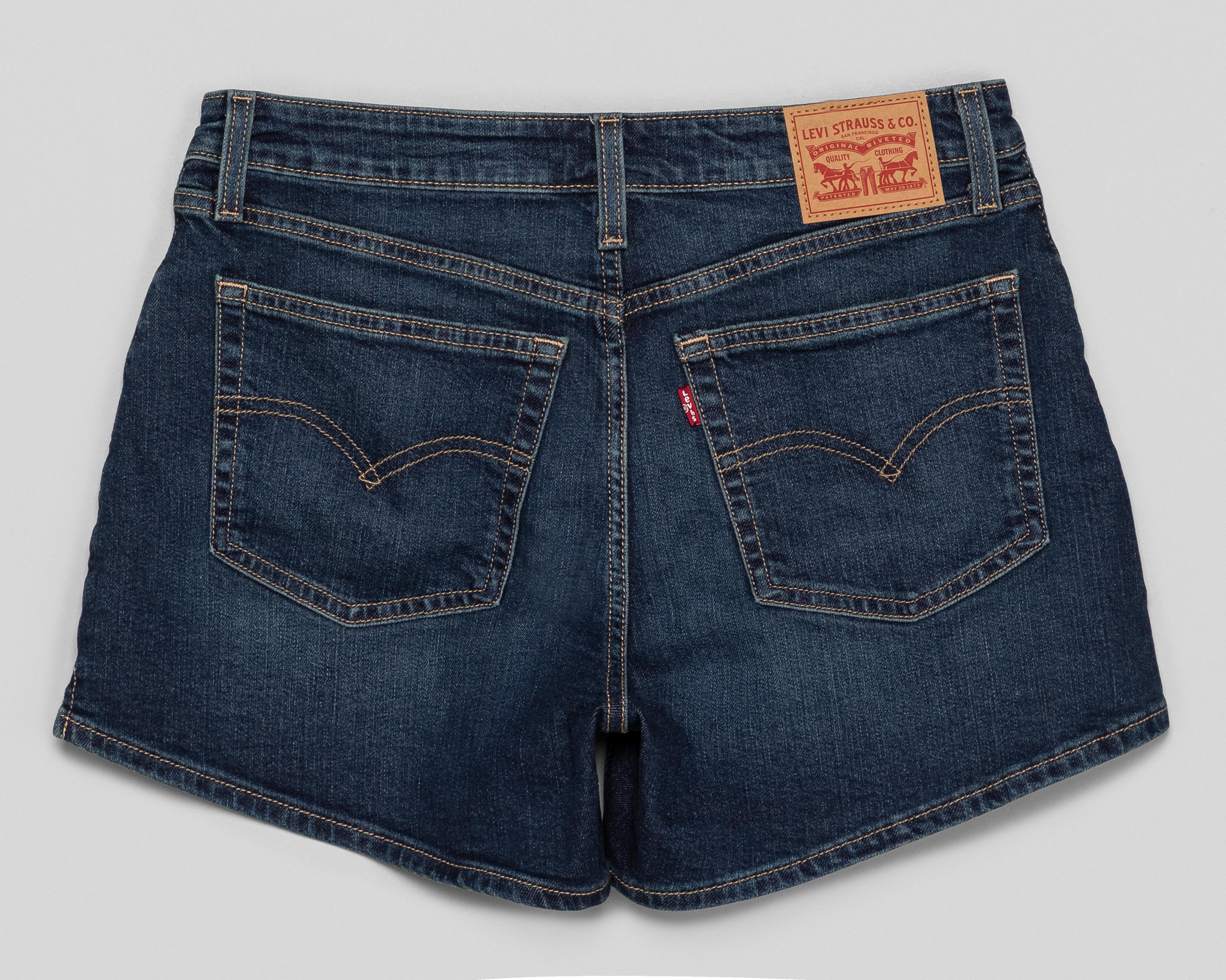 Foto 3 pulgar | Short Levi's Deslavado para Mujer