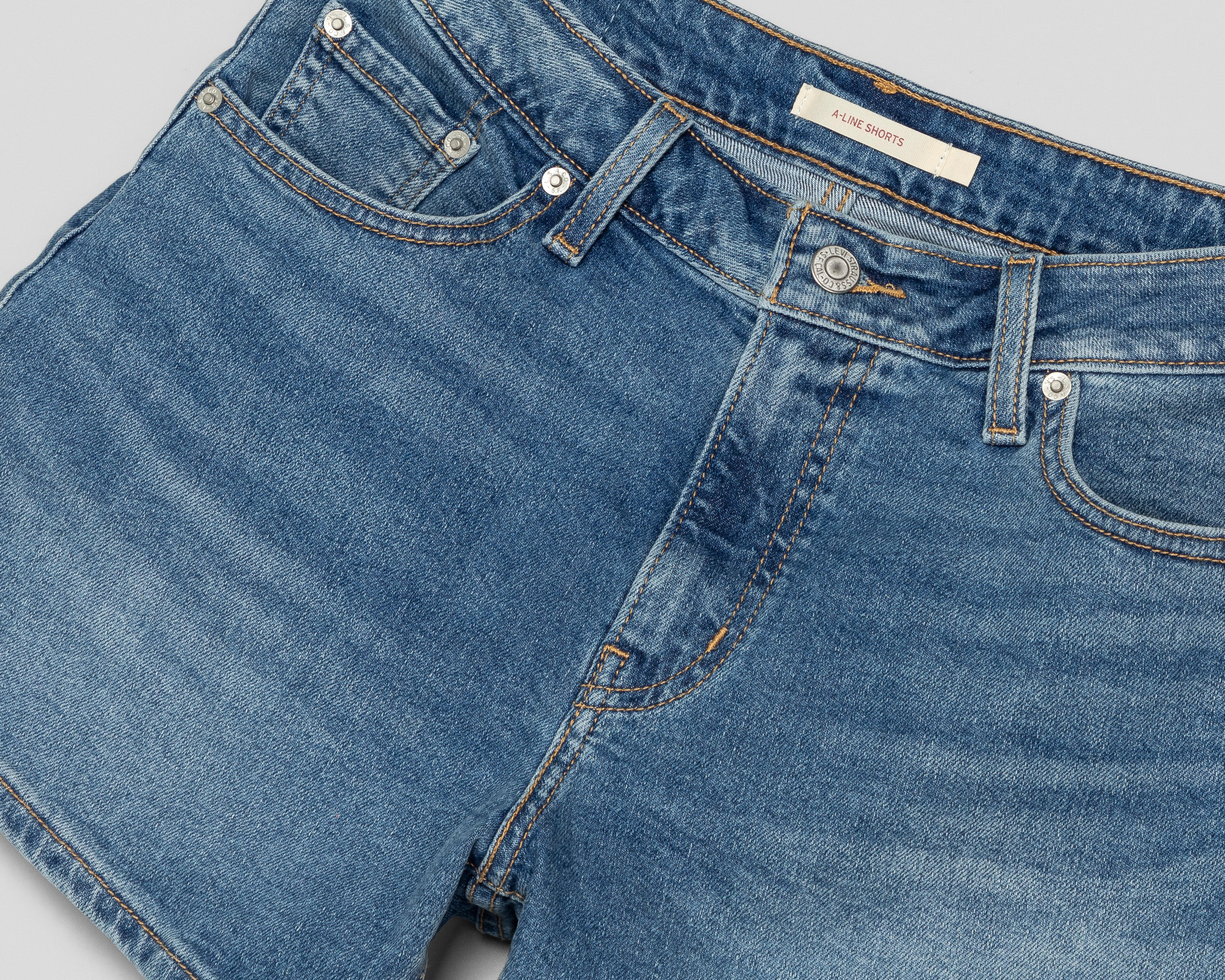 Foto 3 | Short Levi's Deslavado para Mujer