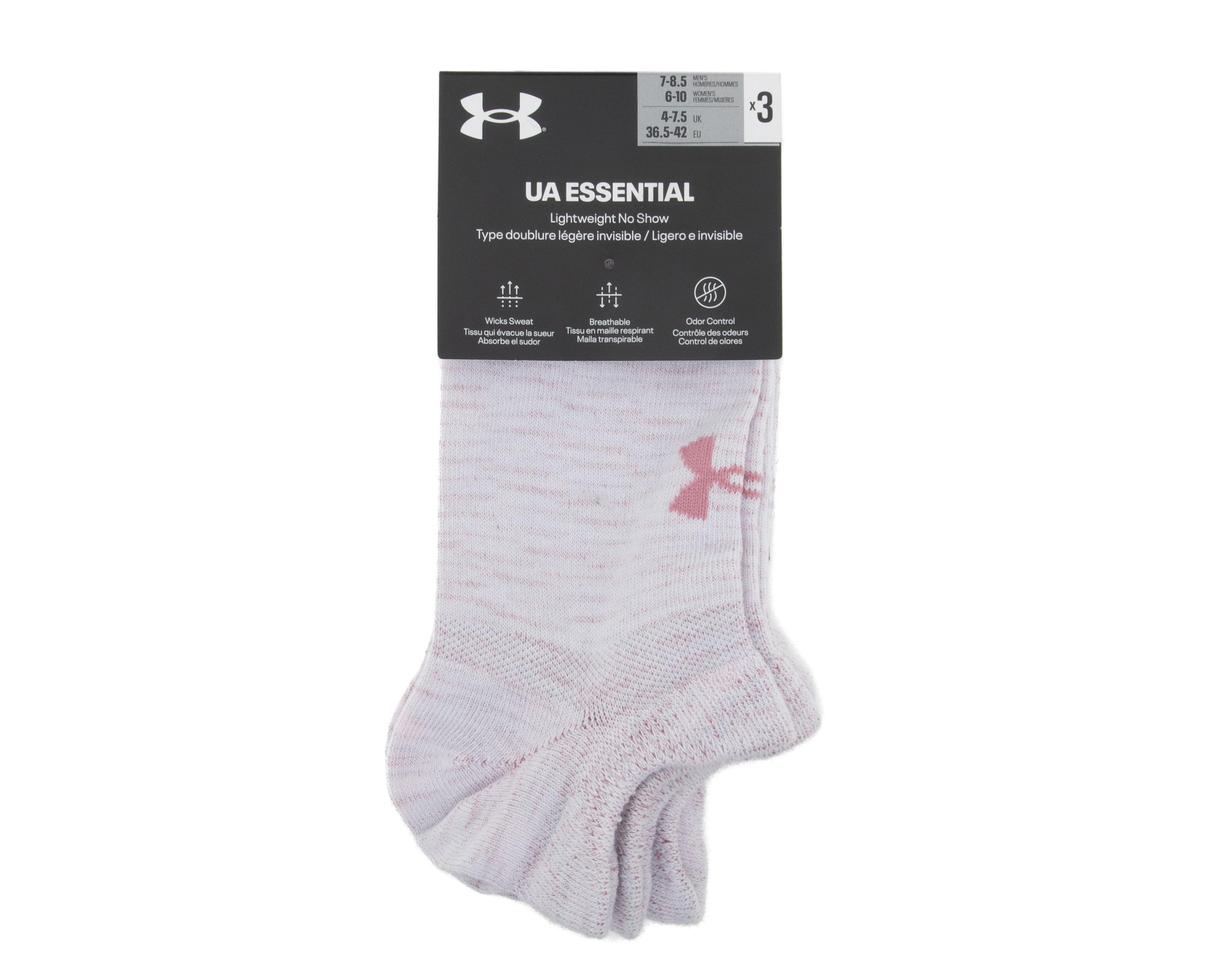 Foto 3 | Calcetas Deportivas Cortas Under Armour para Mujer 3 Pares