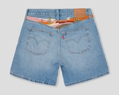 Foto 2 | Short Levi's con Bordados para Mujer