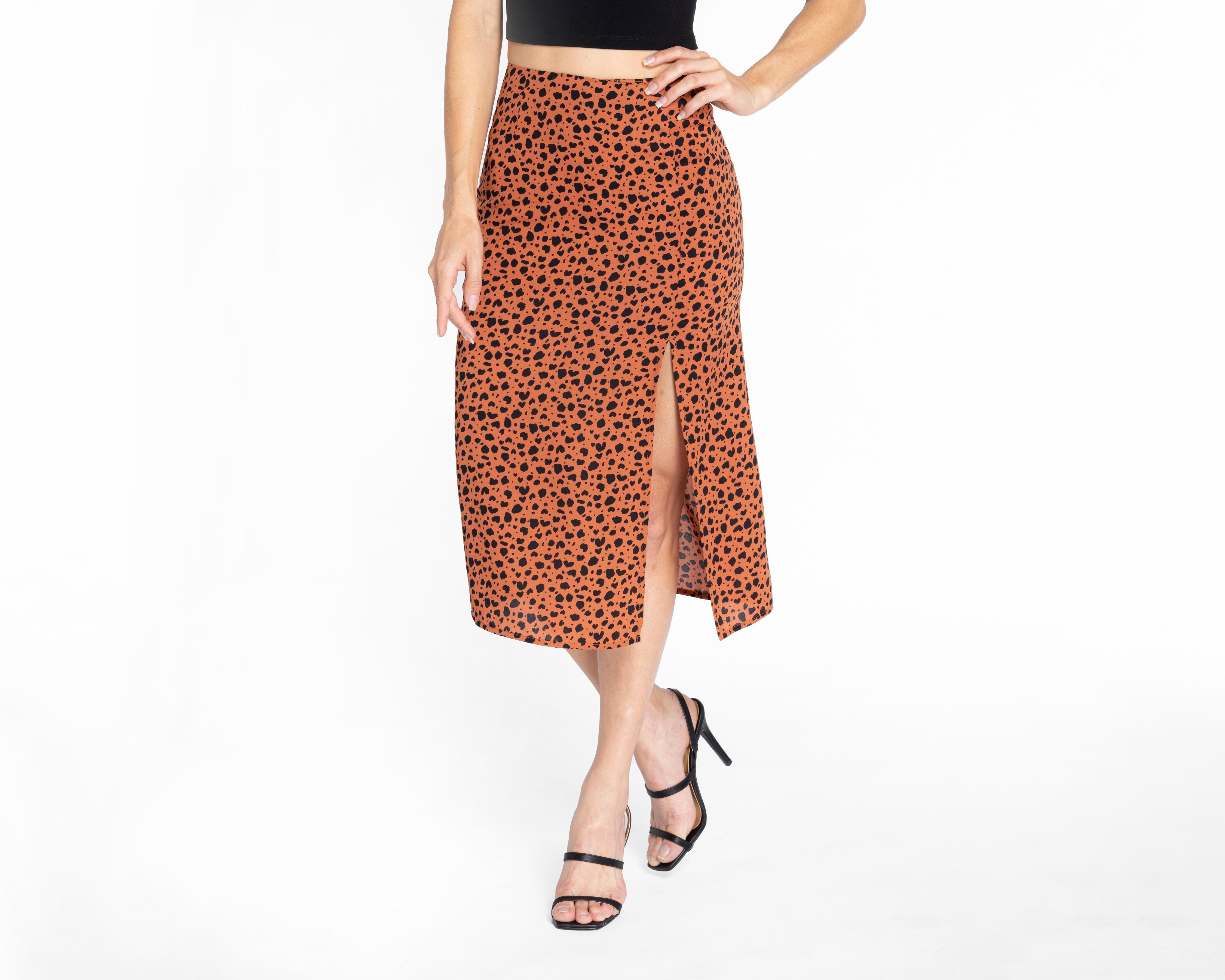 Foto 2 | Falda Midi Bebe Animal Print