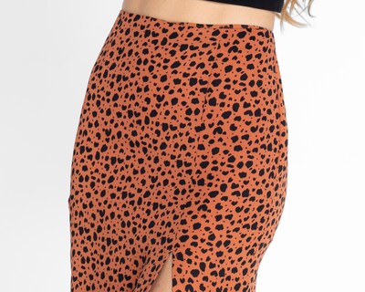 Foto 4 | Falda Midi Bebe Animal Print