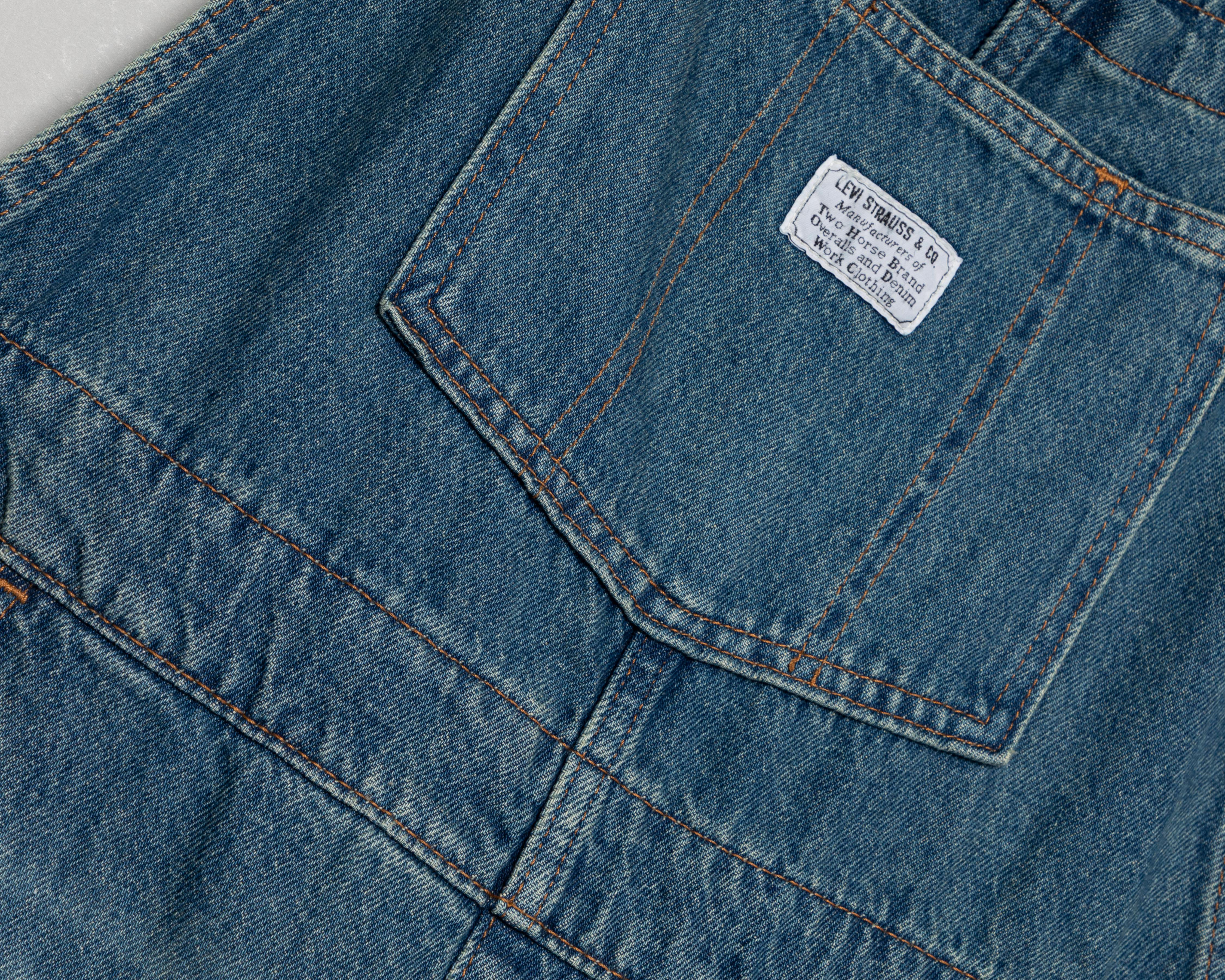 Foto 4 pulgar | Jumper Casual Levi's Azul con Tirantes Juvenil