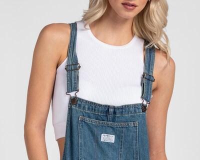 Foto 4 | Jumper Casual Levi's Azul con Tirantes Juvenil