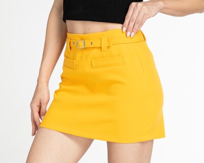 Foto 4 | Falda Mini Thinner con Cinturón