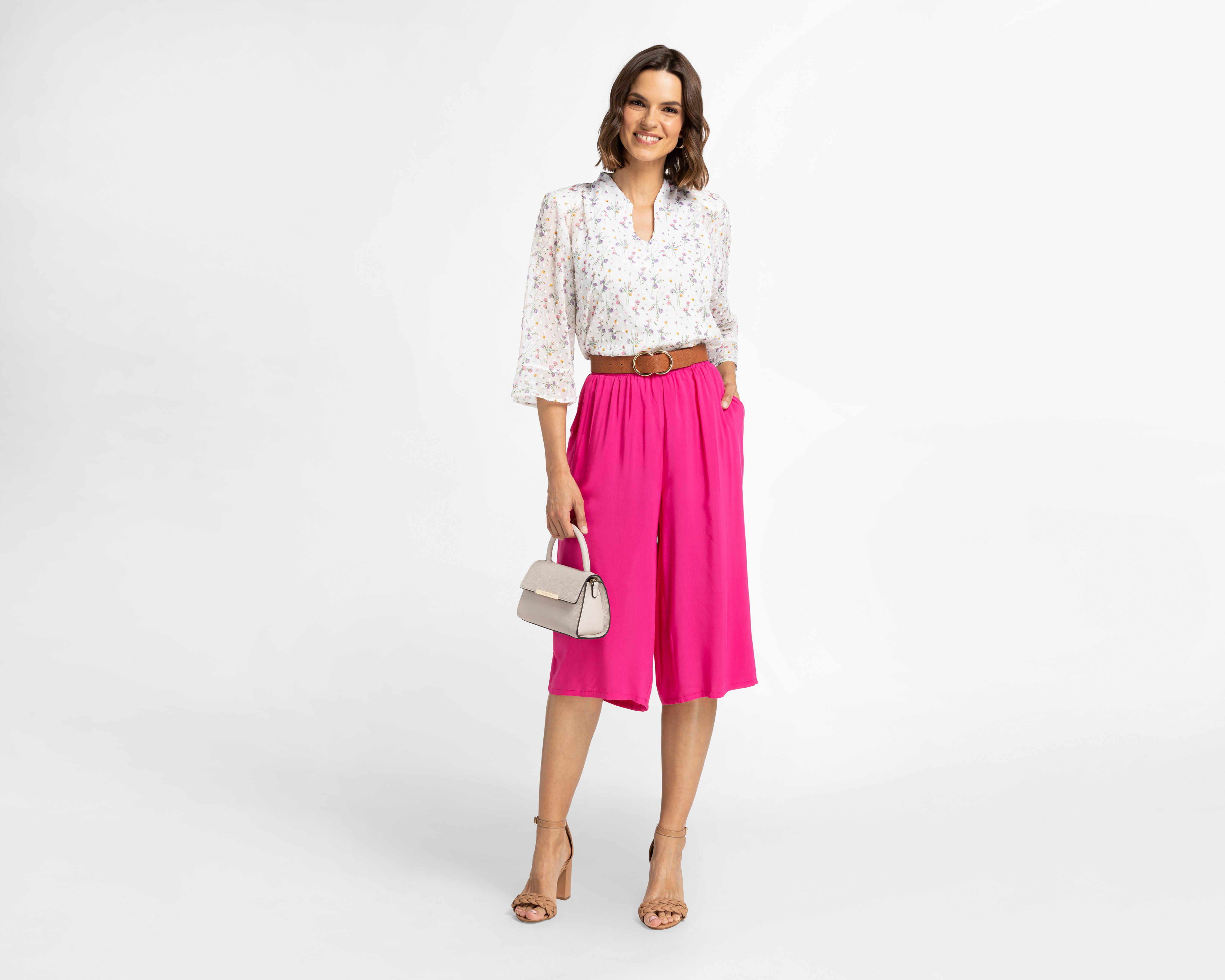 Foto 2 | Pantalón Ancho Lady Sun Rosa