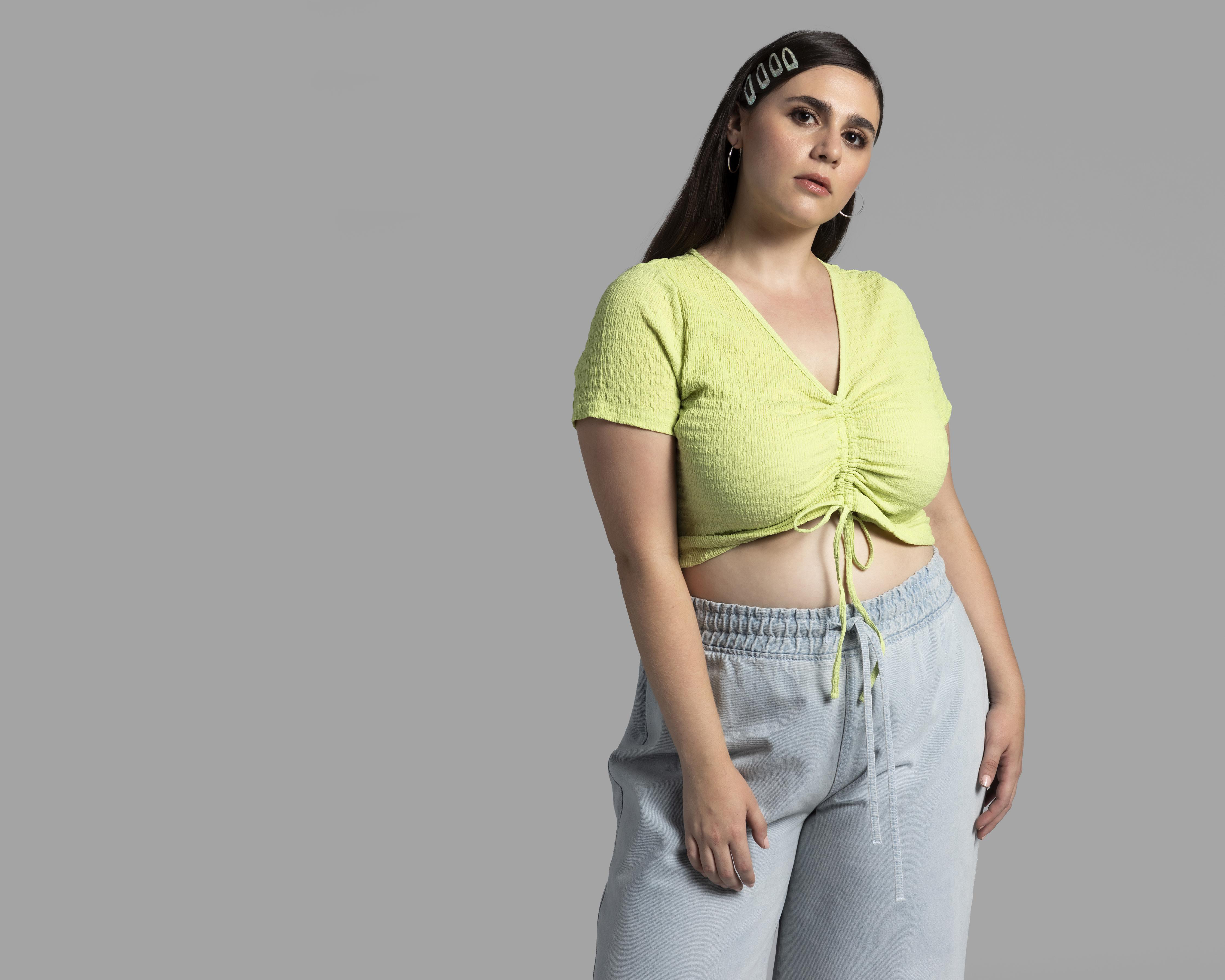 Foto 4 | Playera Thinner con Tira Ajustable