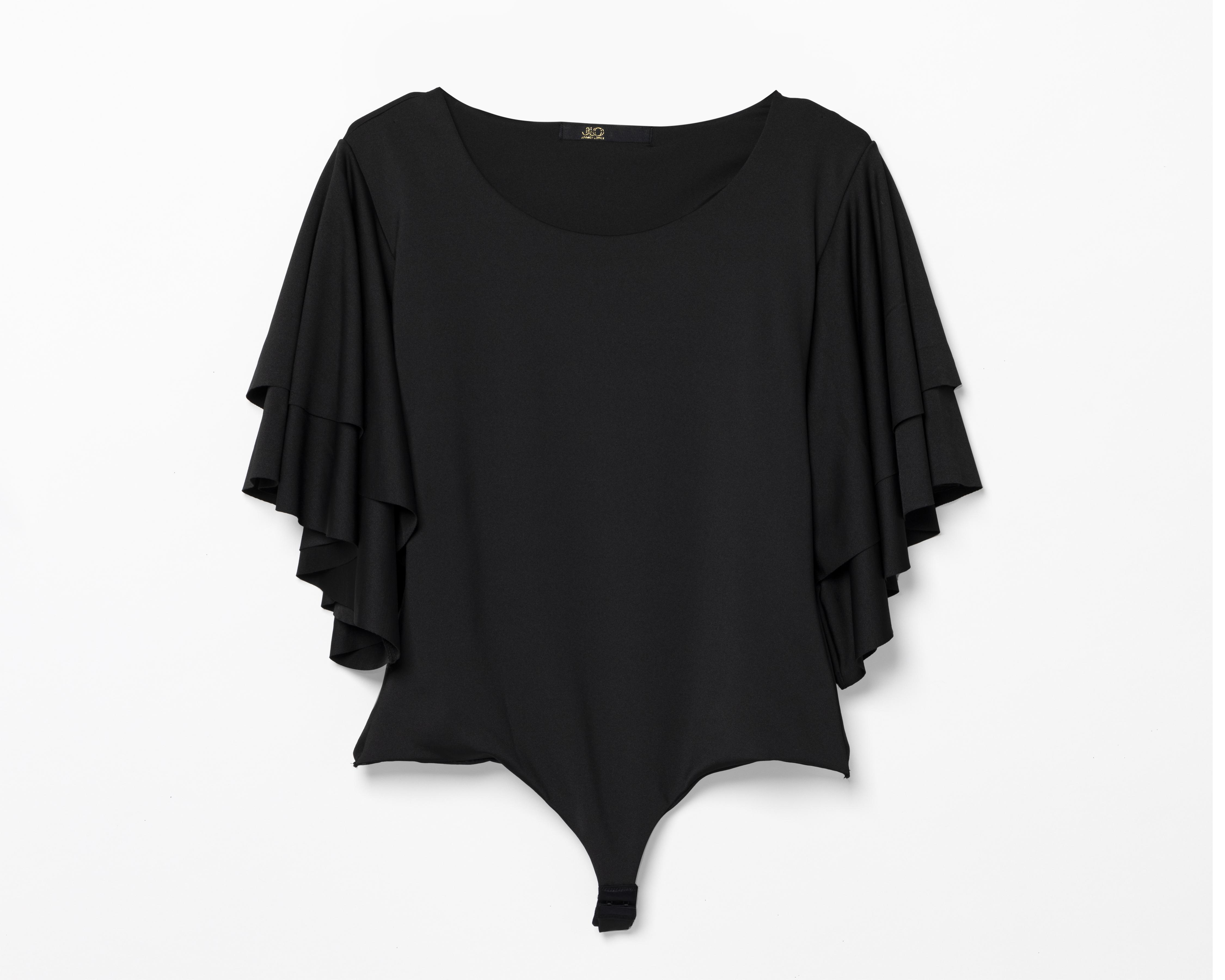 Foto 1 | Pantiblusa Jennifer Lopez Manga 3/4 Negra