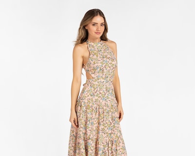 Foto 4 | Vestido Sahara Largo Floral con Escote en Espalda