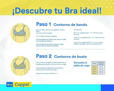 Foto 5 | Brasier con Varilla Beauty Secret Media Copa para Mujer 2 Pack